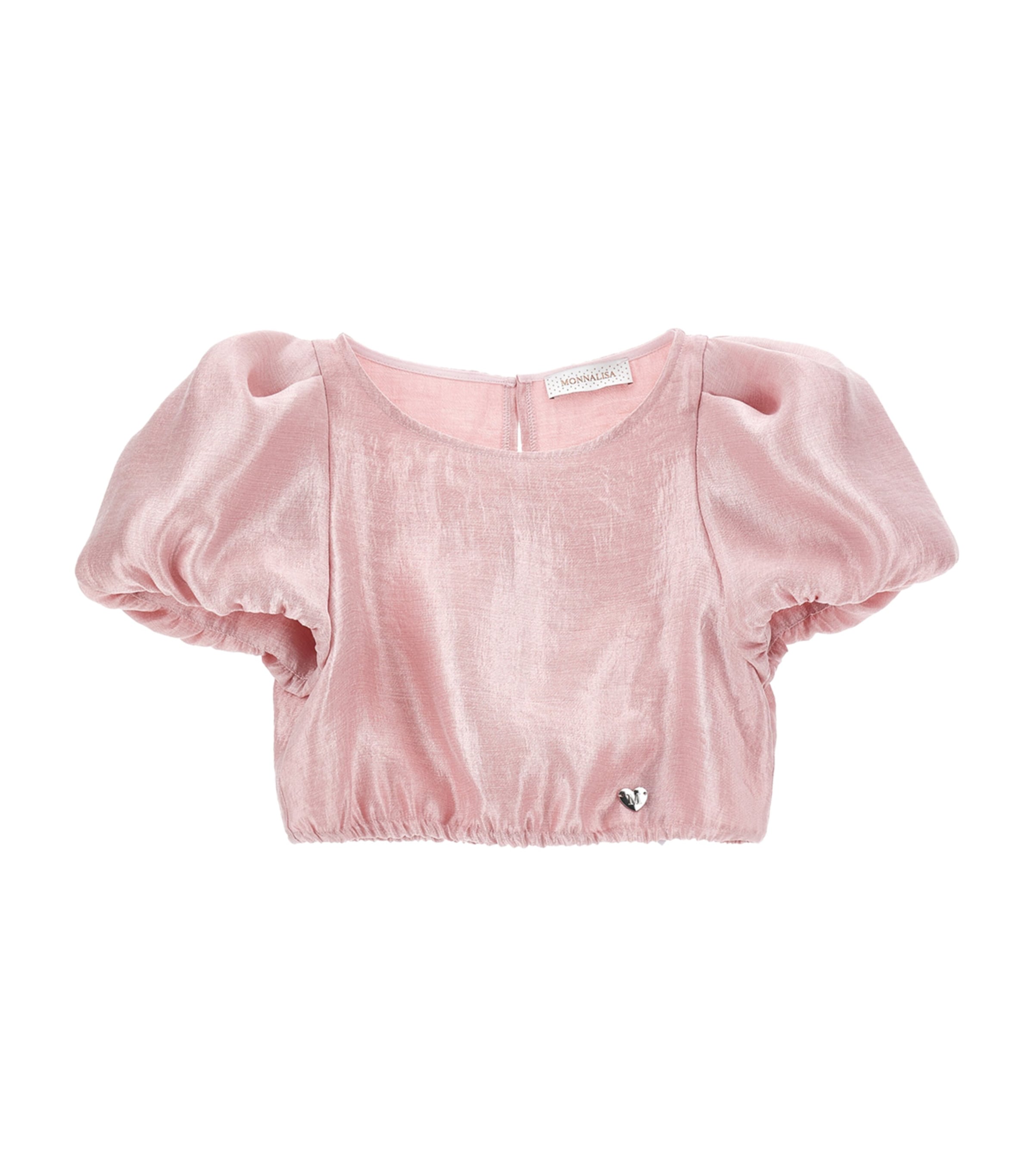 Monnalisa Satin Crop Top