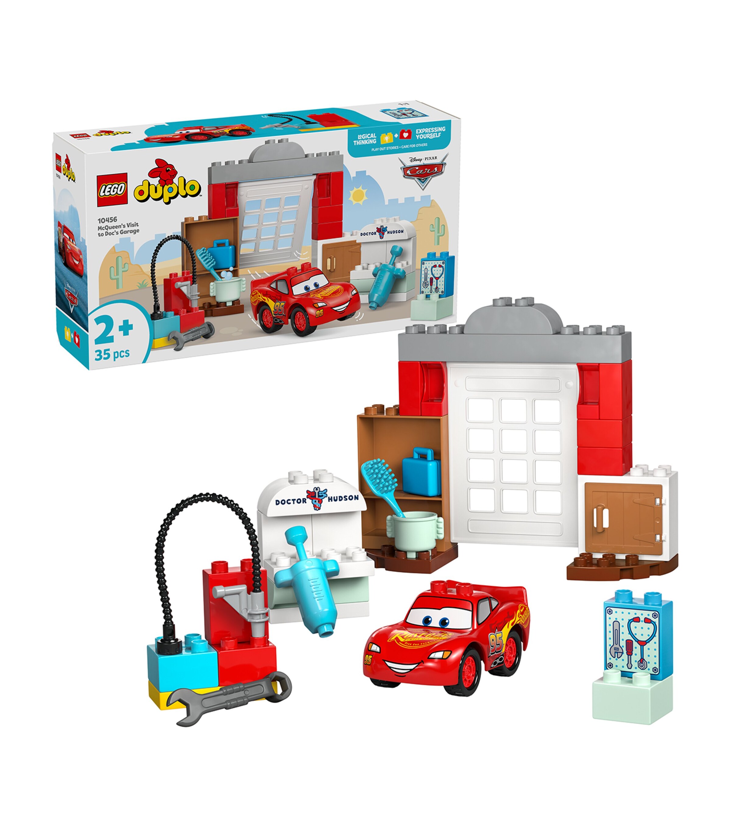 Lego Disney Pixar McQueen's Visit to Doc's Garage 10456 | Toys | Building & Construction Toys | Designers | Lego Lego Disney Pixar McQueen's Visit to Doc's Garage 10456 | Toys | Building & Construction Toys | Designers | Lego