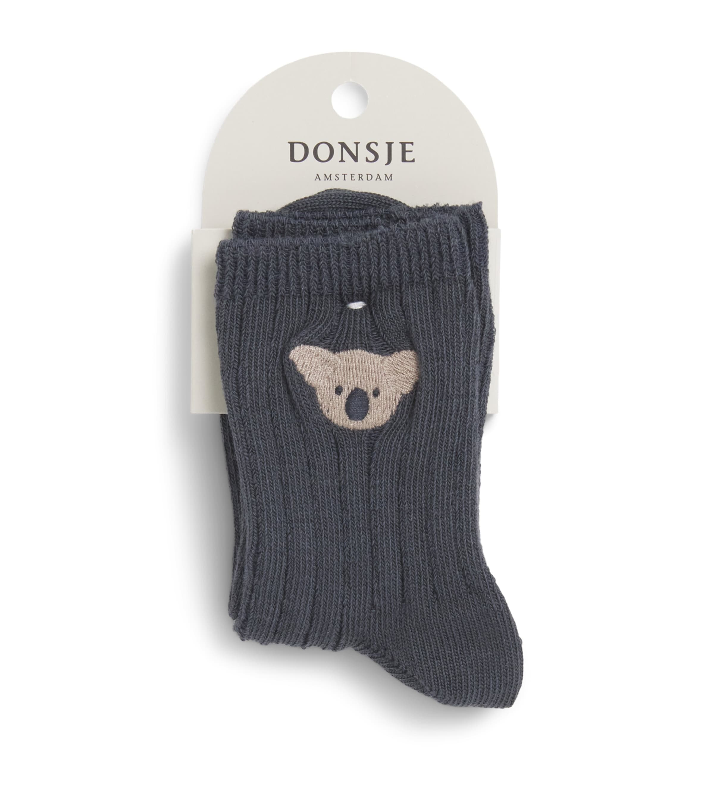 Donsje Bell Koala Socks In Black
