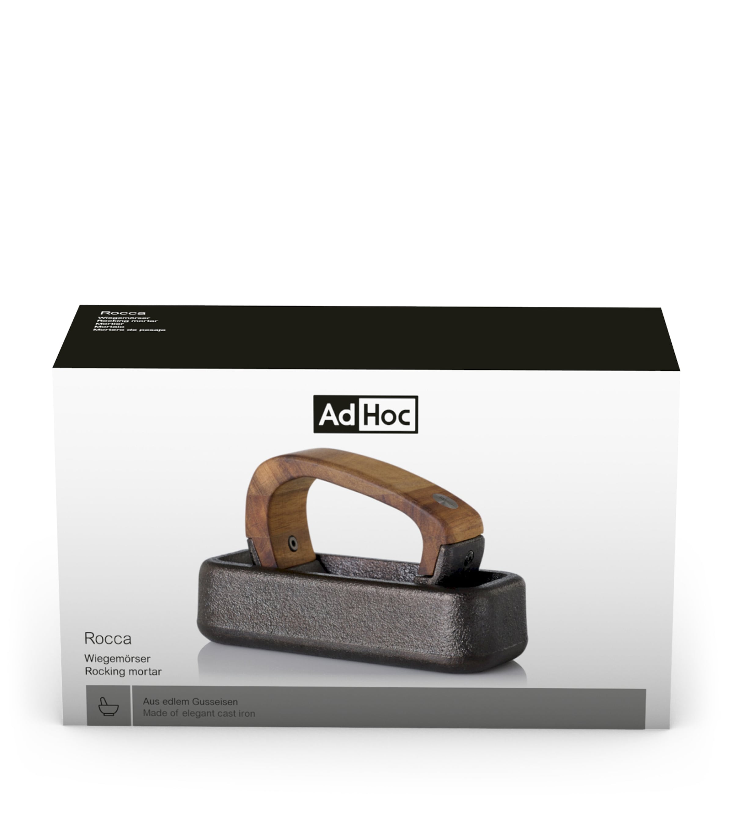 AdHoc Rocca Rocking Pestle and Mortar Stainless Steel Image 2