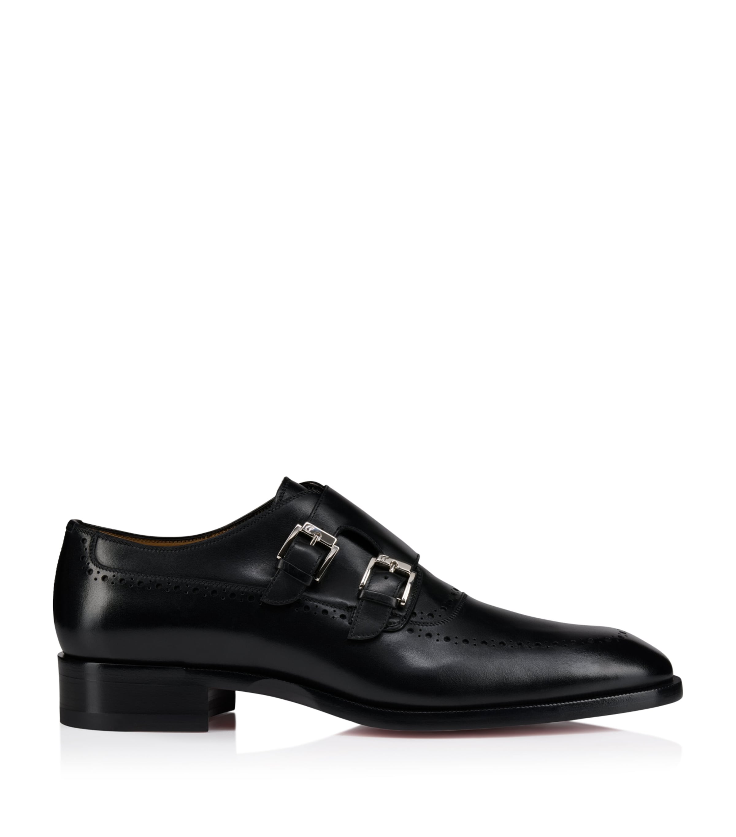 Christian Louboutin Sartok Leather Monk Shoes Image 1