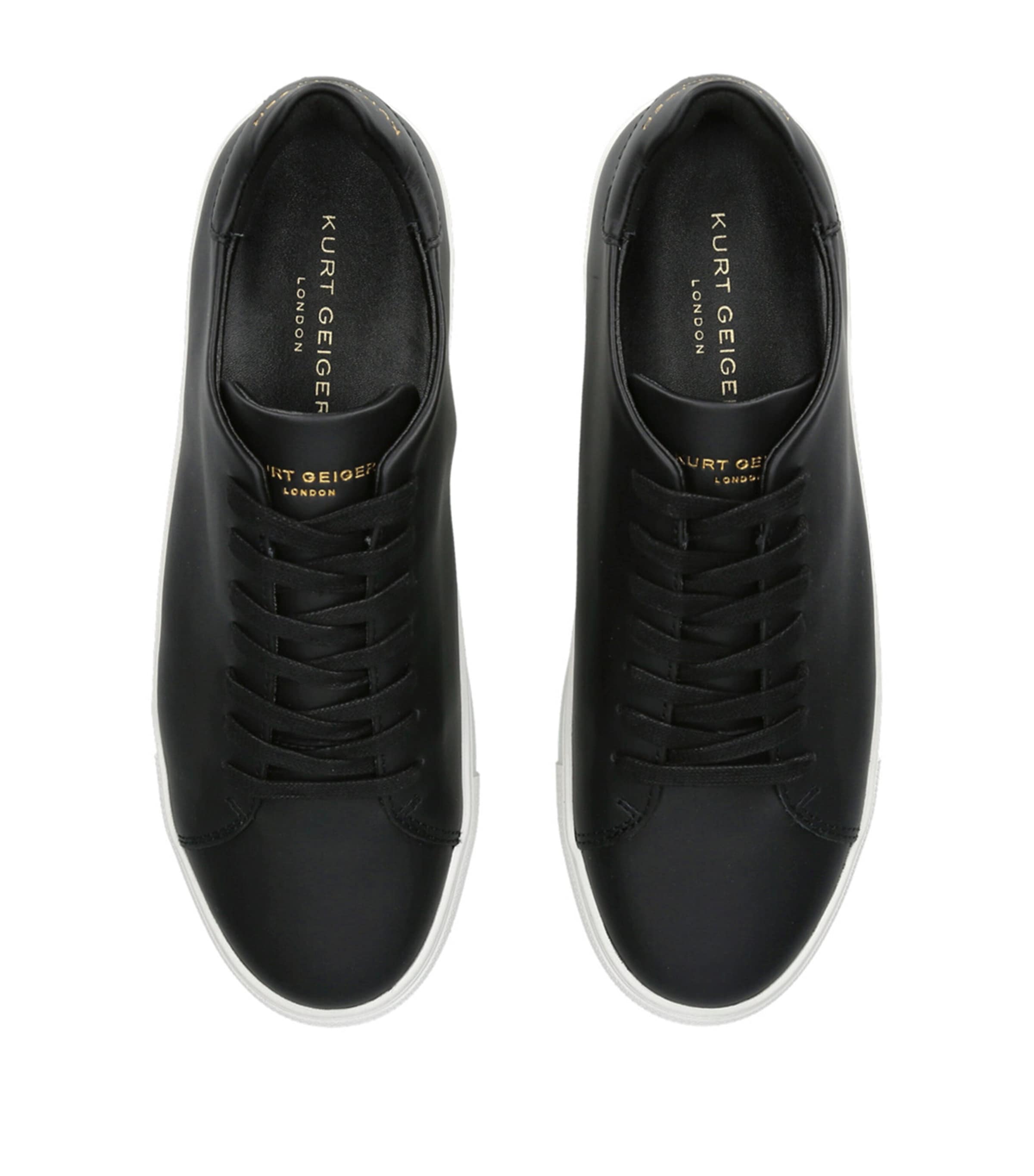 Leather Lennon Sneakers BLACK Image 4