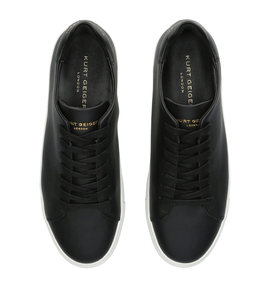 Leather Lennon Sneakers BLACK Image 4