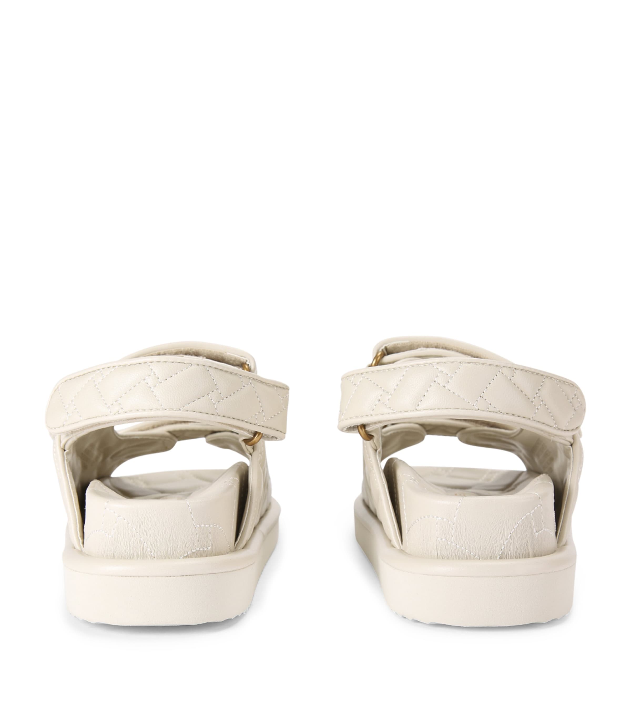 Kurt Geiger London Quilted Orson Sandals Bone Image 2