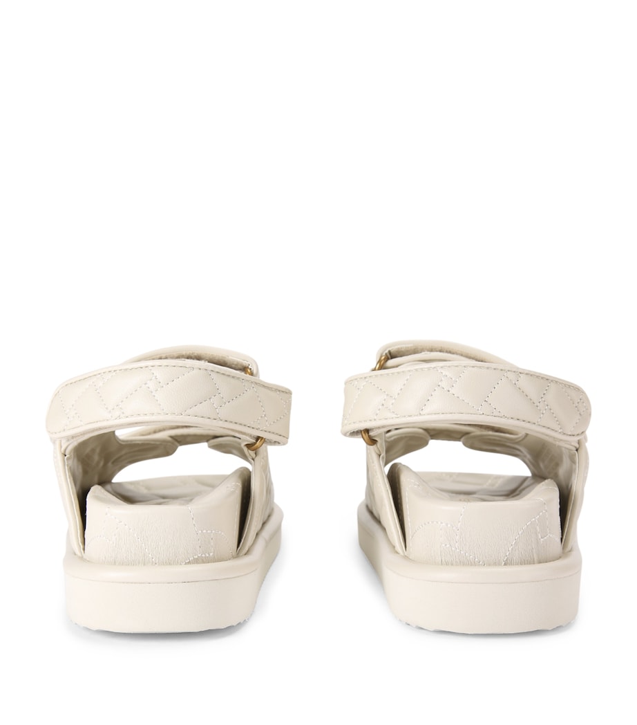 Kurt Geiger London Quilted Orson Sandals Bone Image 2