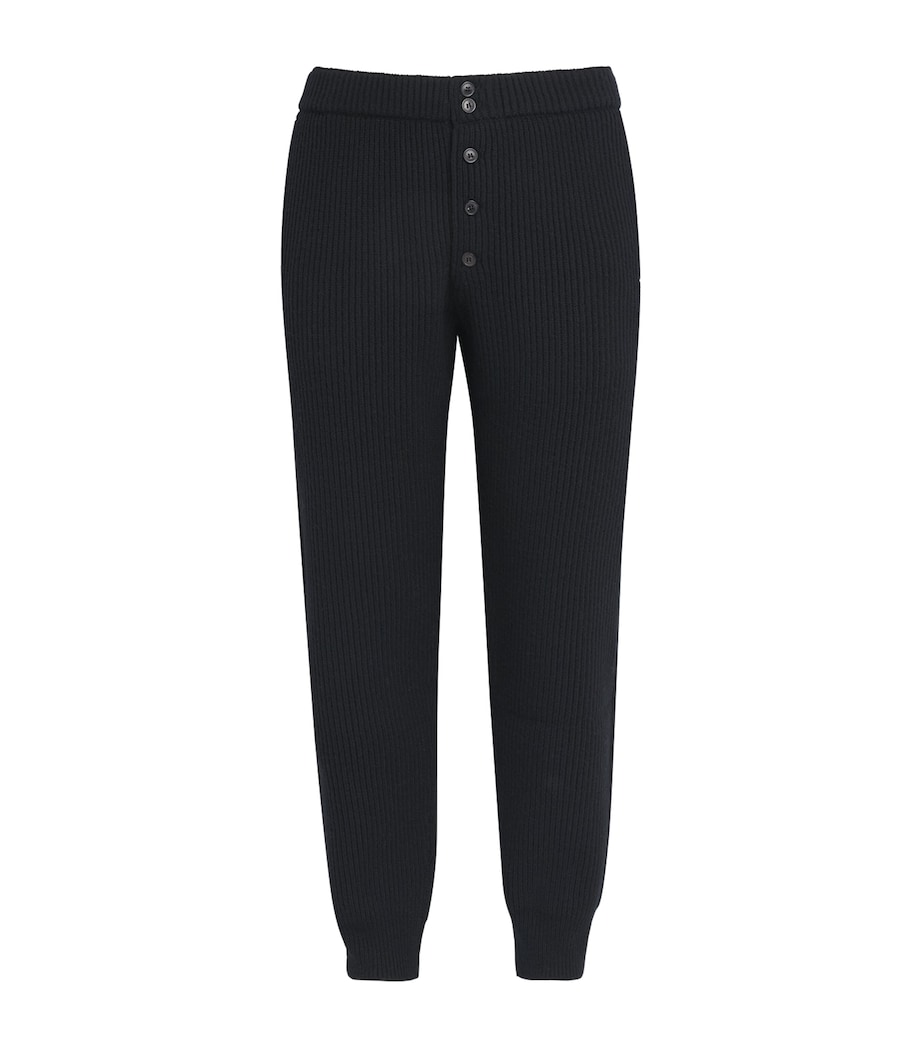 DRIES VAN NOTEN Mens Wool Straight Sweatpants Image 1