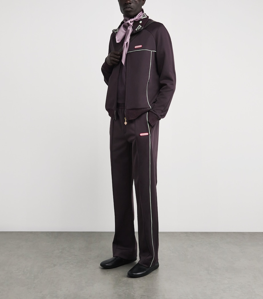 Logo Track Pants AUBERGINE Image 2