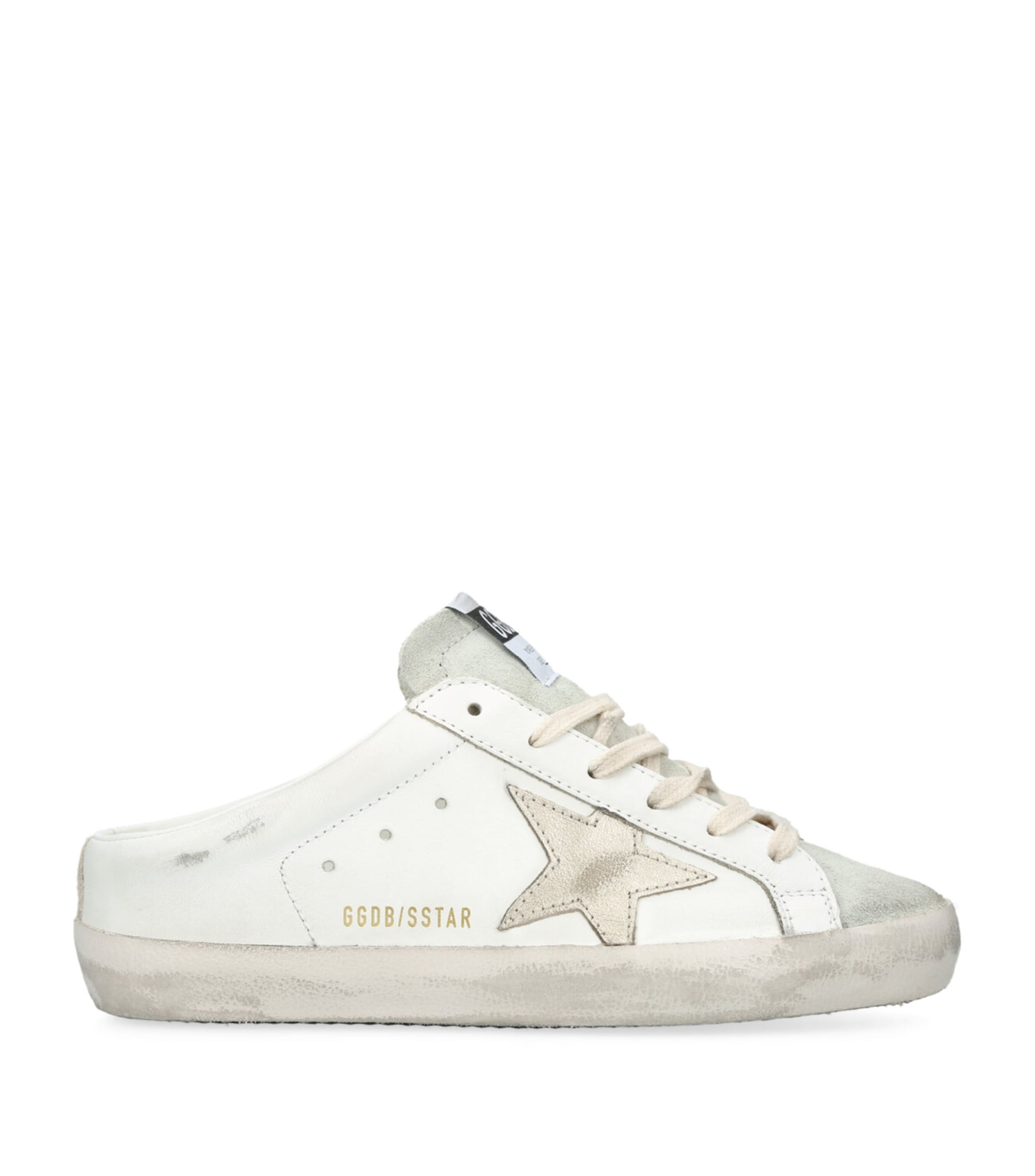 Golden Goose Super-star Sabot Sneakers In White