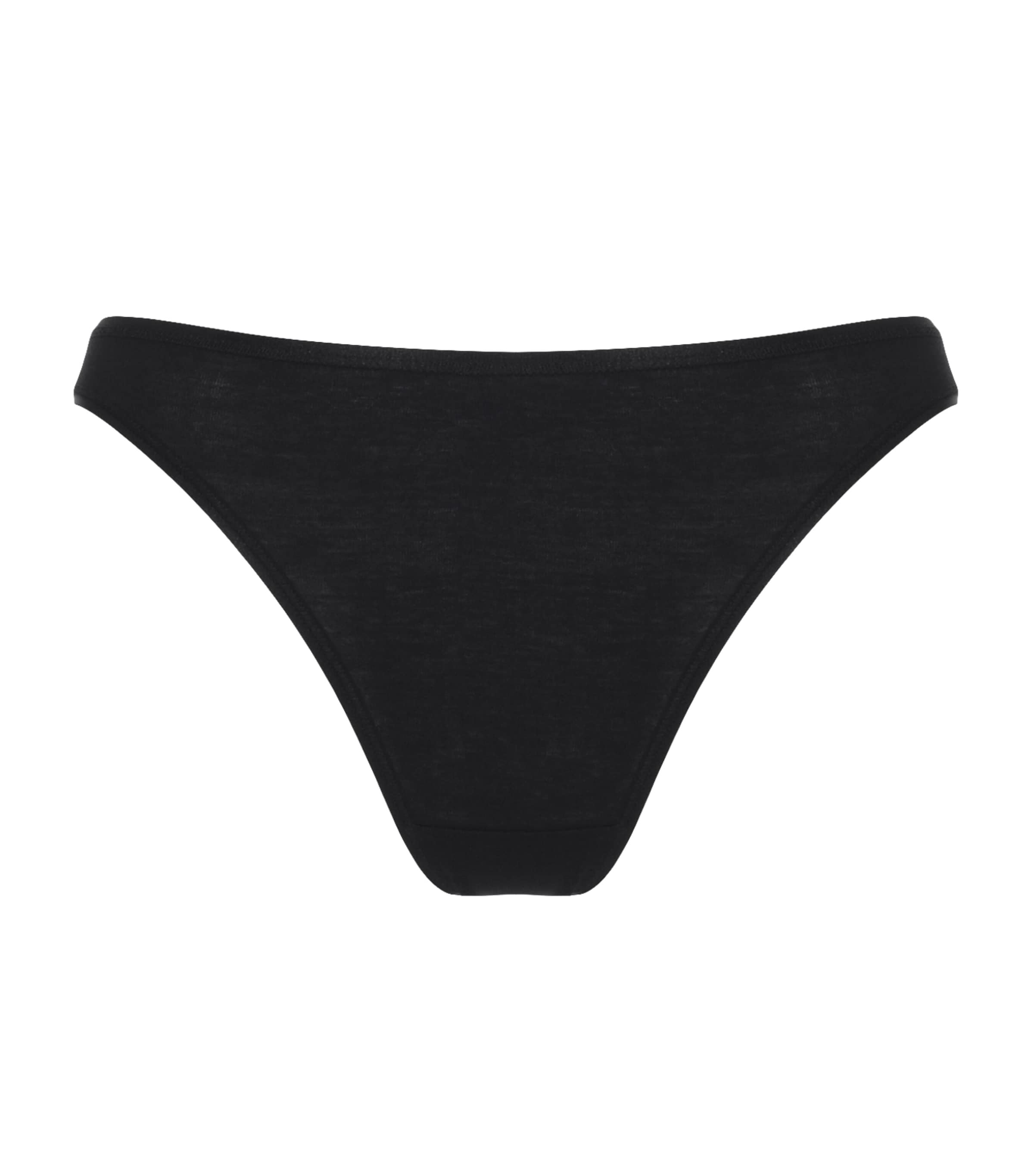 Hanro Smooth Illusion Brazilian Bikini Panty In Black