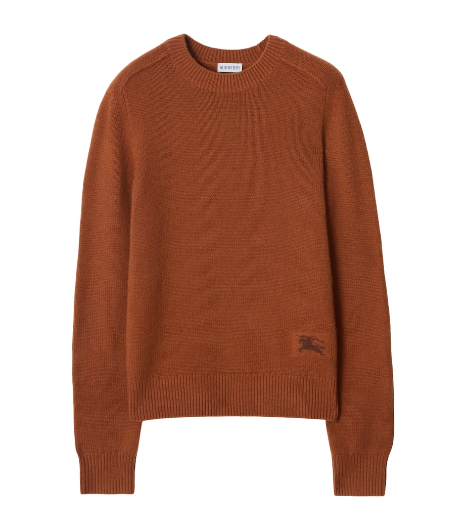 Cashmere EKD Patch Sweater GINGER Image 1