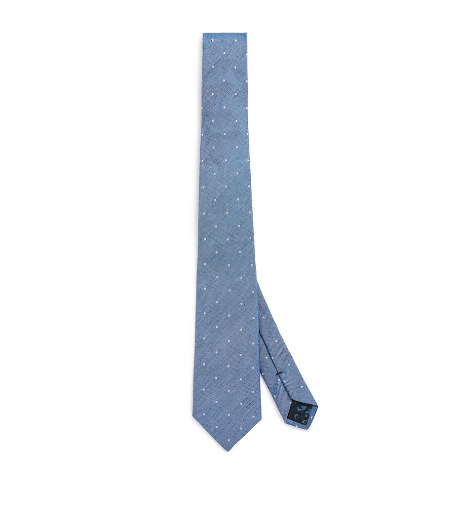Silk Jacquard Tie 40_LIGHT BLUE Image 1