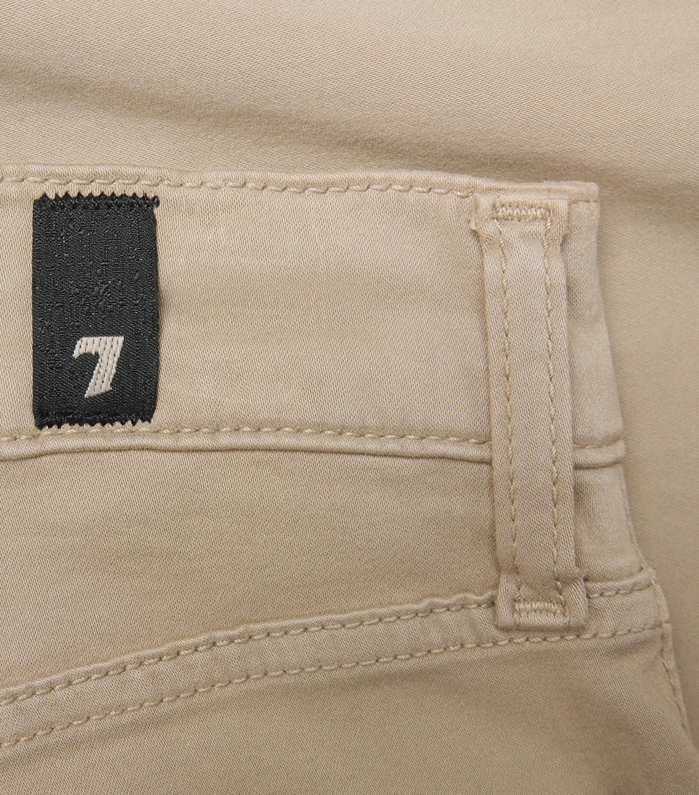 7 For All Mankind Mens Luxe Performance Plus Slimmy Tapered Chinos Shadow Grey Image 6