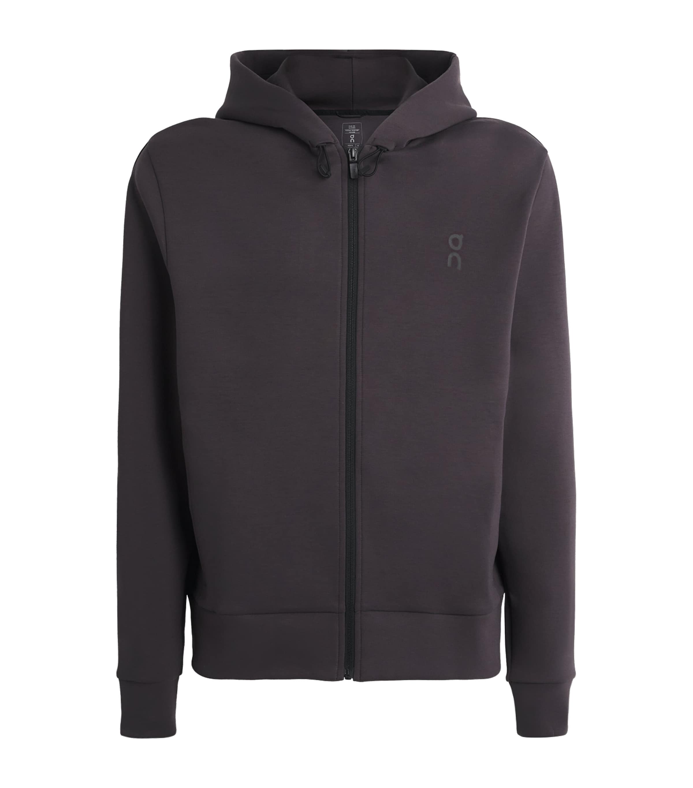 On Focus Tech Zip-up Hoodie In Gray