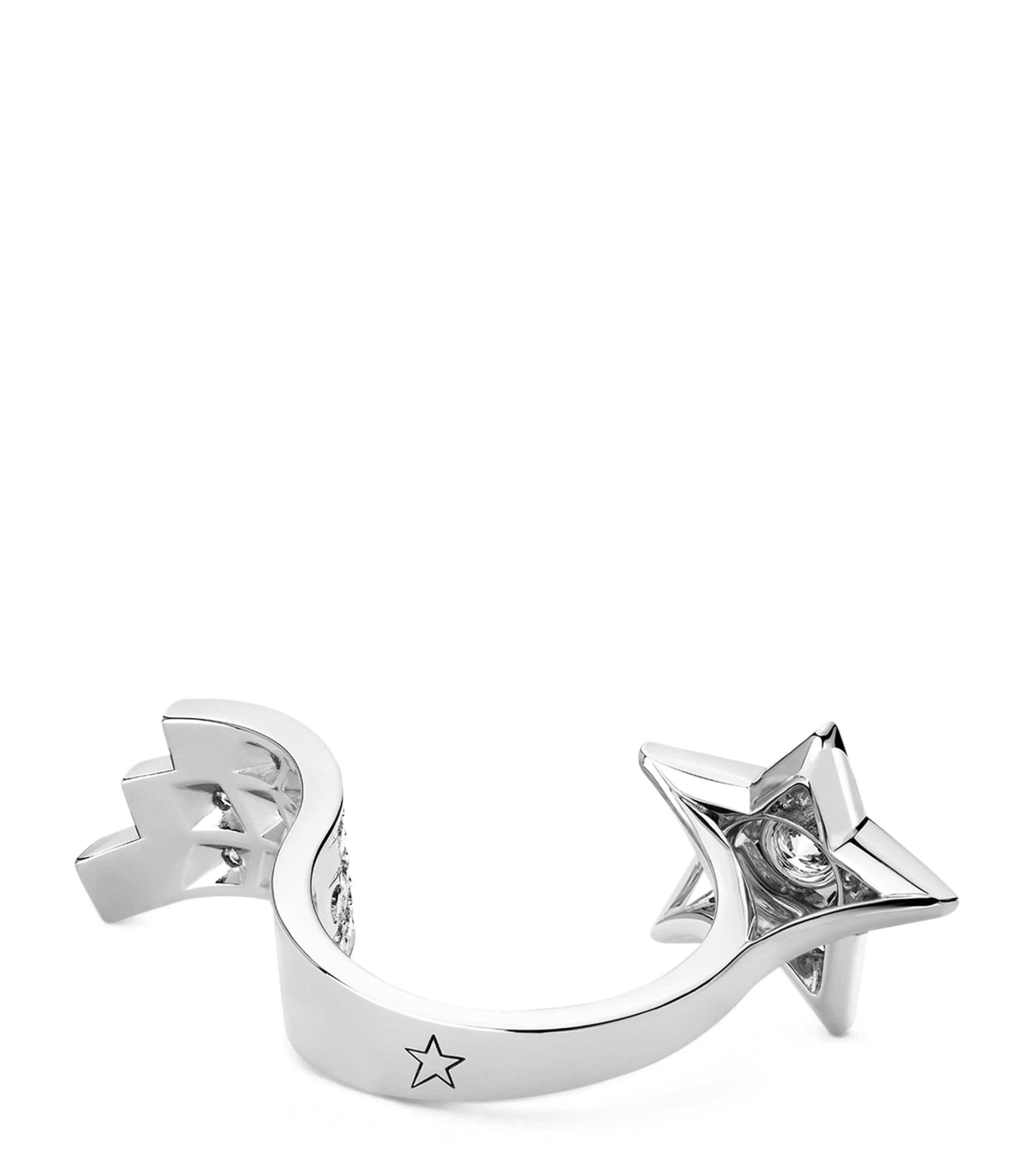 CHANEL White Gold and Diamond Comète Ring Silver Image 2