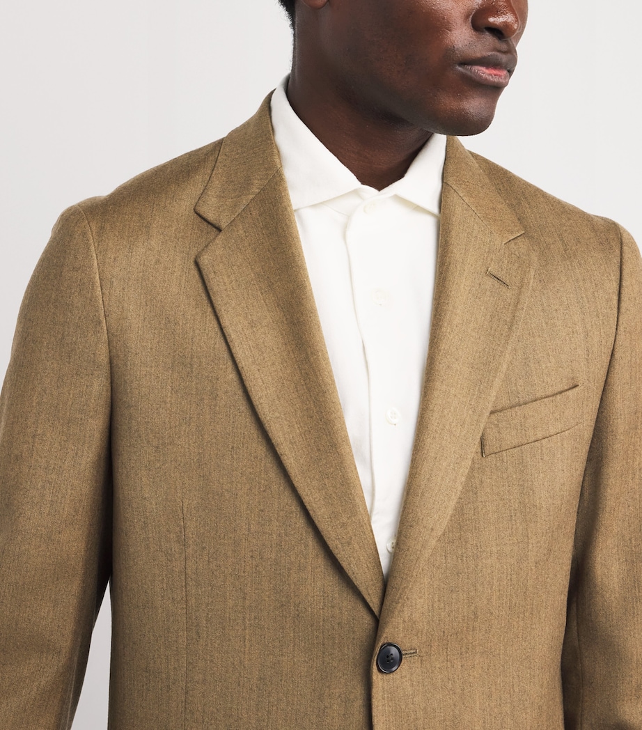 Wool Single-Breasted Blazer 13_GOLDEN YELLOW Image 6