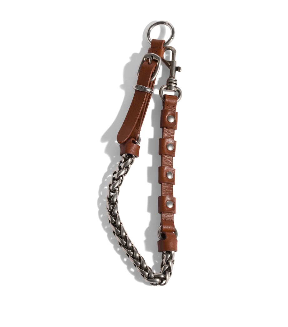 Miu Miu Leather Trick Keyring Image 1