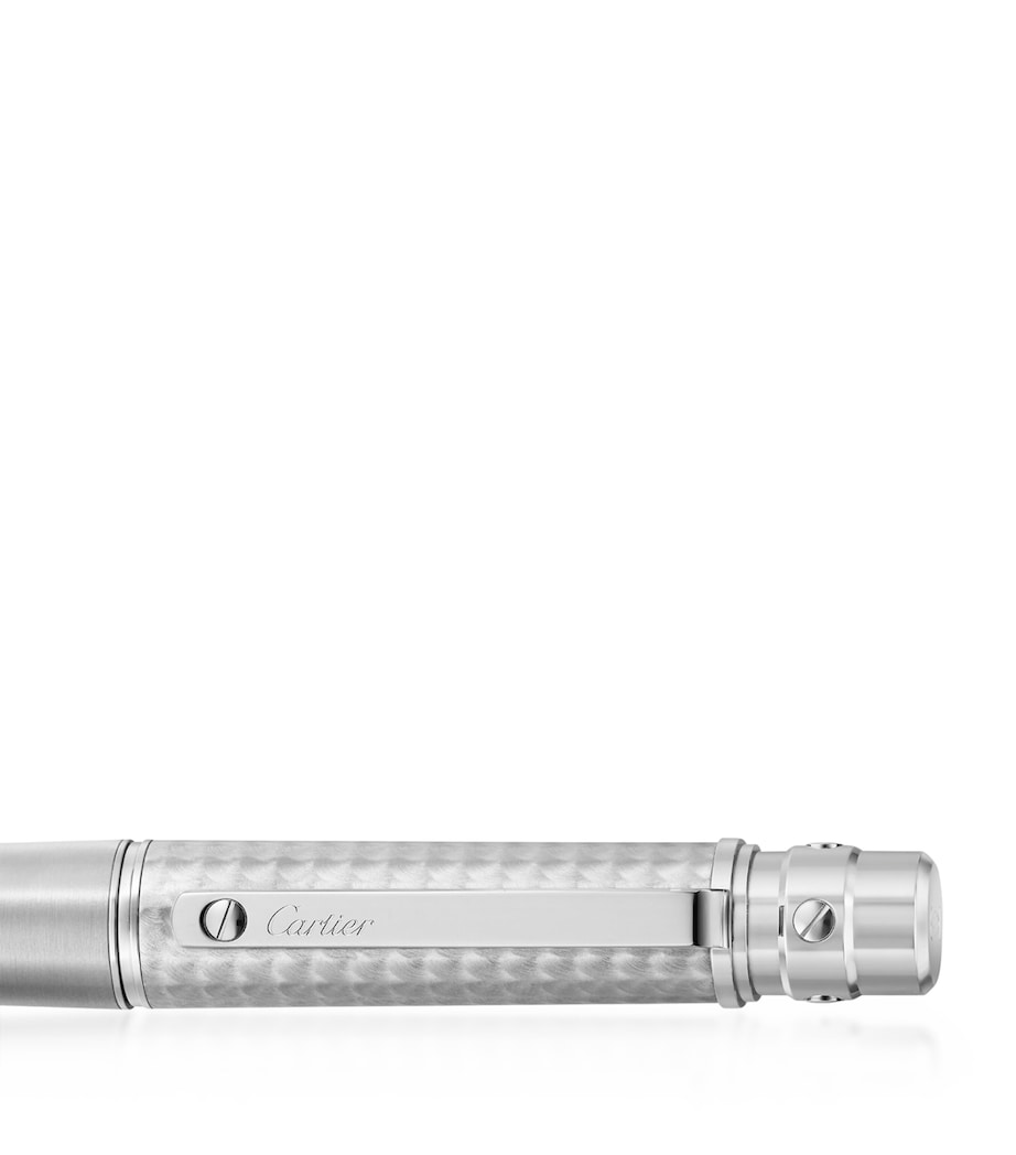 Santos de Cartier Ballpoint Pen SILVER Image 5