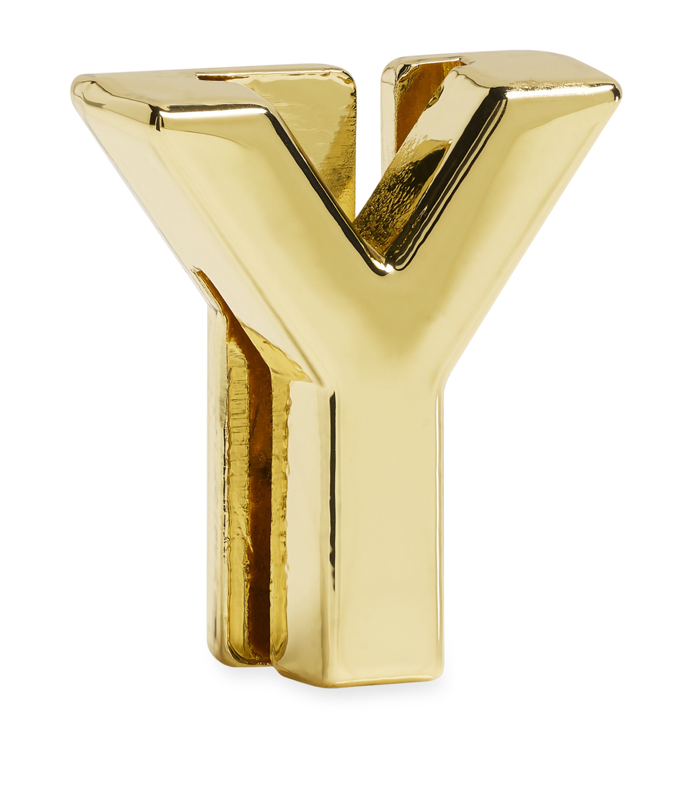 Gold-Plated Y Notebook Charm GOLD Image 3