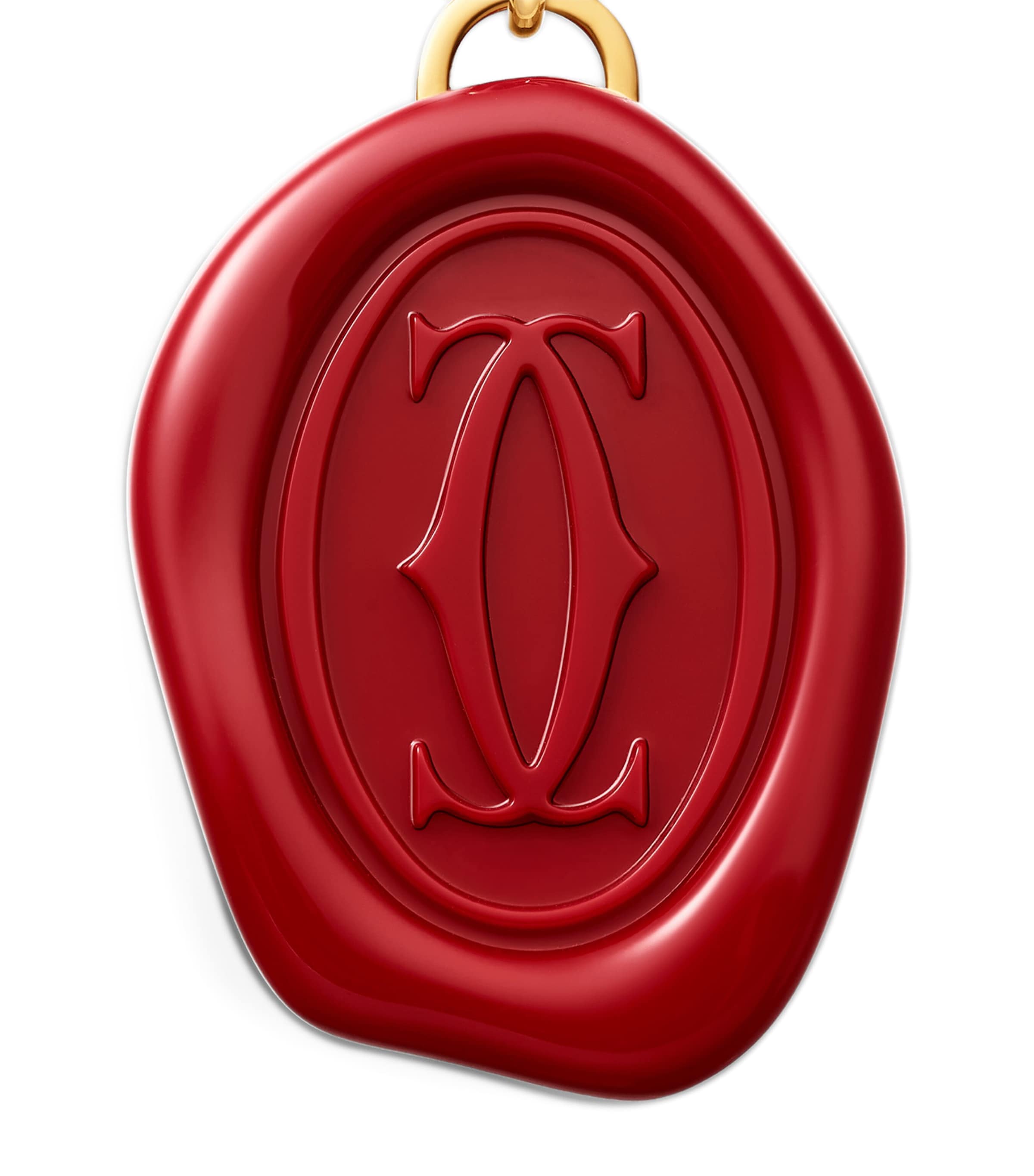 Cartier Diabolo de Cartier Keyring with Wax Seal | Harrods UK