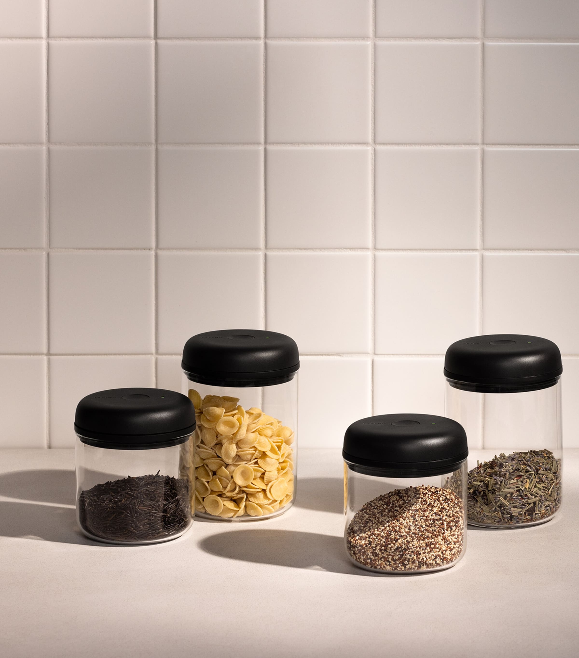 Glass Atmos Vacuum Storage Canister (1.2L) CLEAR GLASS Image 3