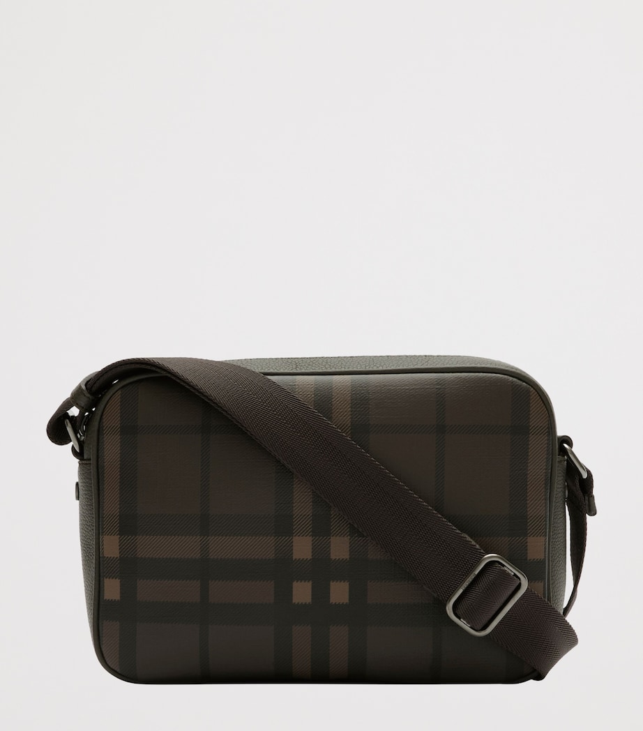 Burberry City Check Cross-Body Bag Dark Brown Image 4