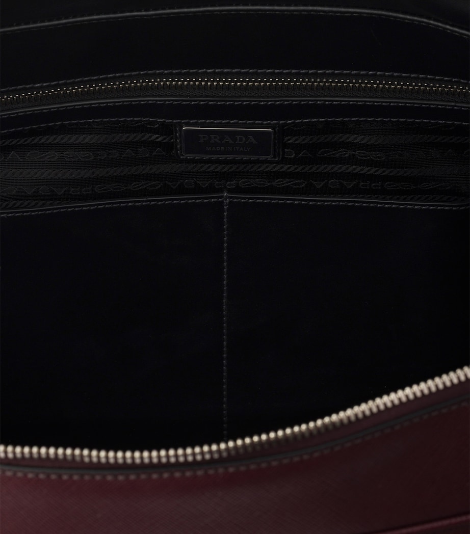 Saffiano Leather Briefcase F0LV7 Image 4