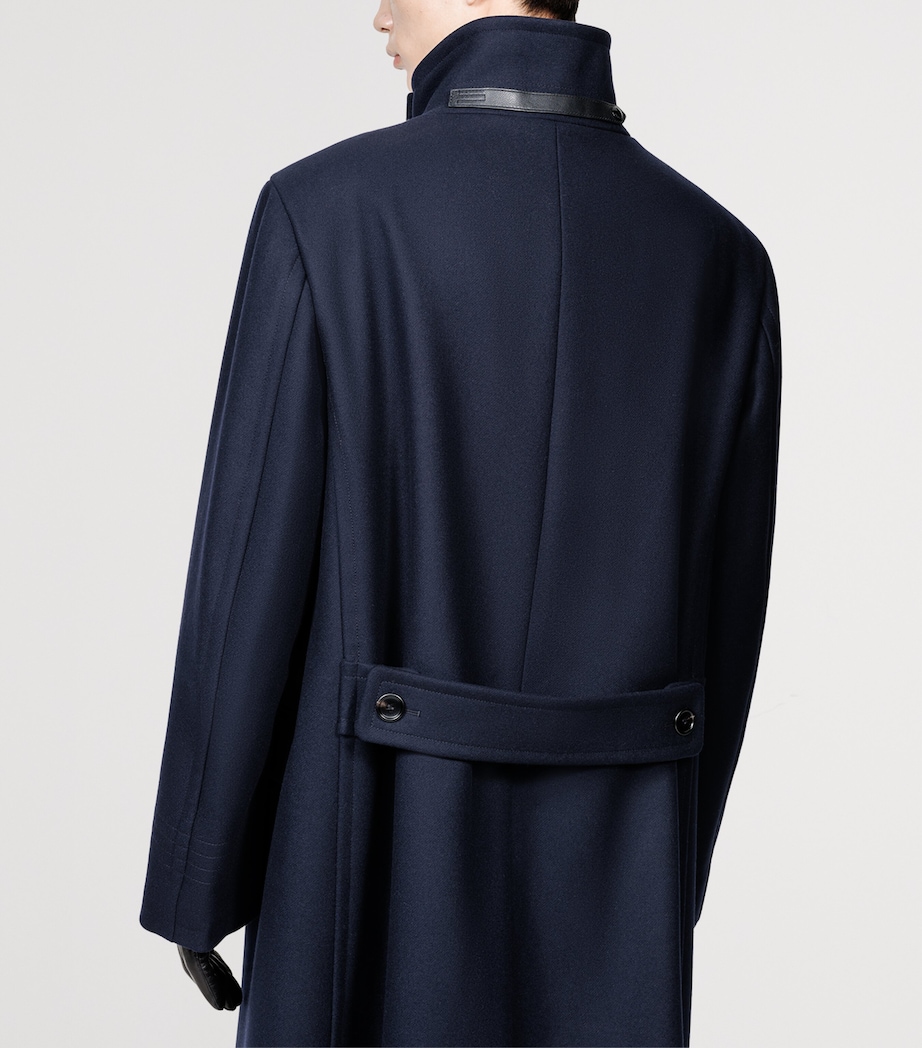TOM FORD Mens Wool Military Overcoat Ucd Image 5