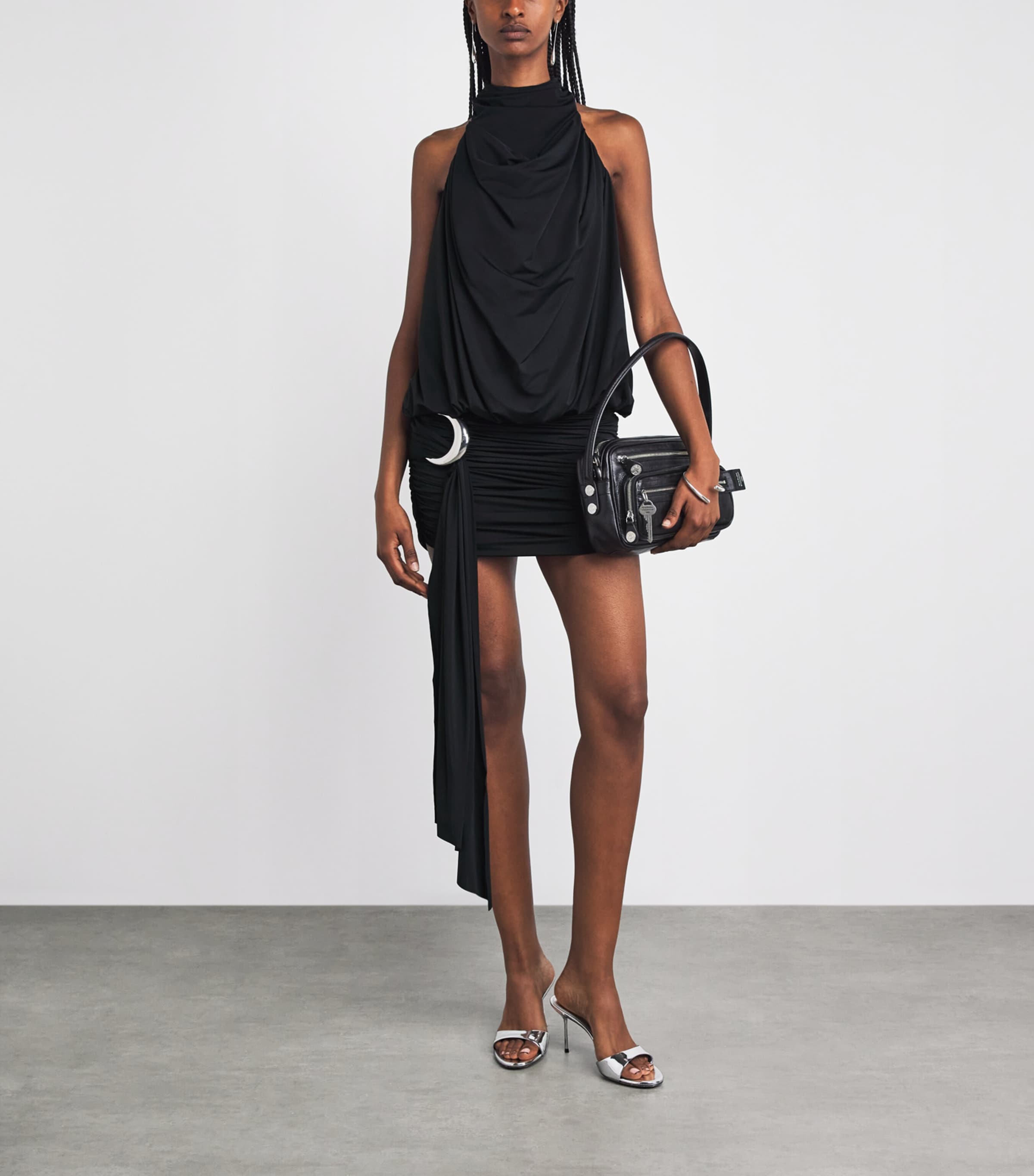 De La Vali Womens Vida Mini Dress Black Image 2