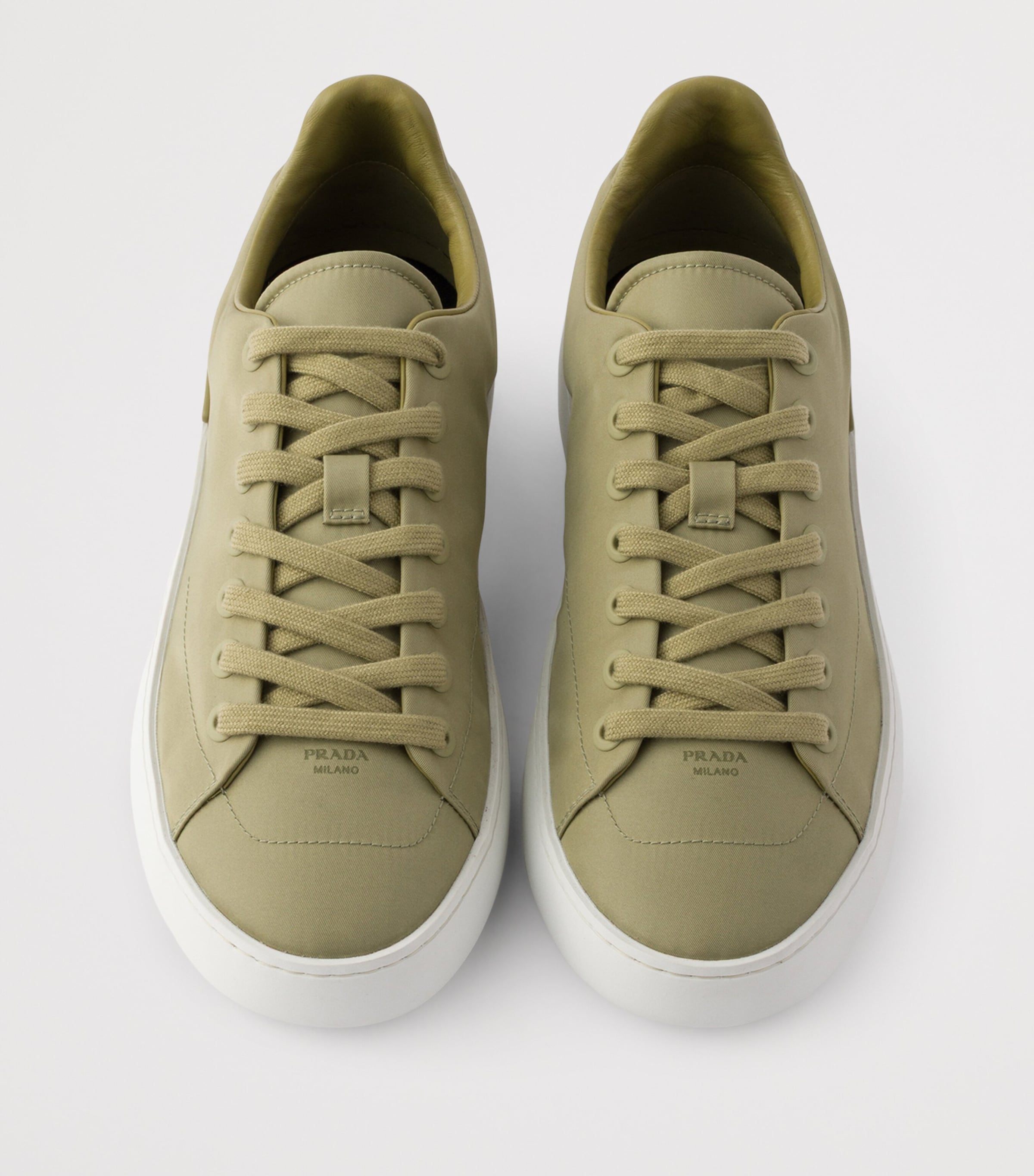 Prada Re-Nylon Court Sneakers Green Image 3