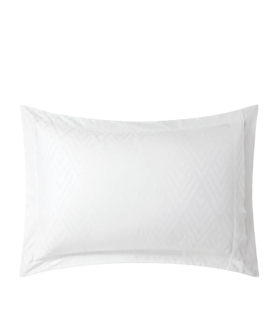 Penthouse Oxford Sham Pillowcase (50cm x 75cm) WHITE Image 2