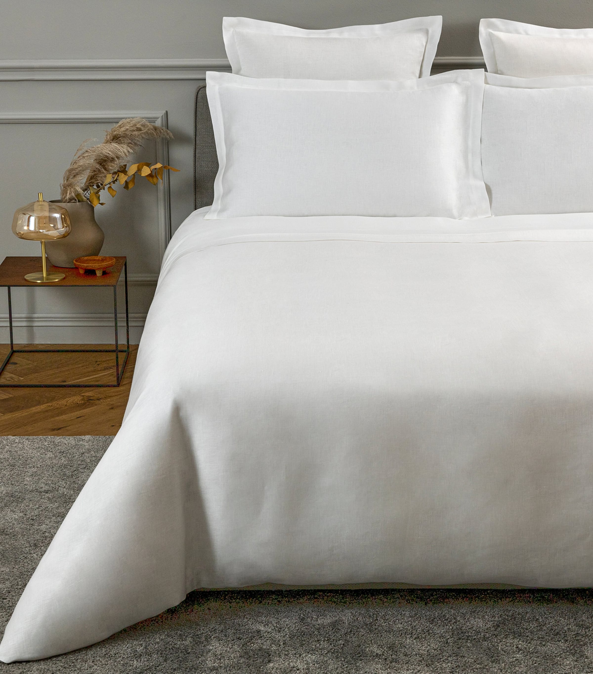 Frette Divine Duvet Cover (280cm x 260cm) Bianco Ottico Image 2