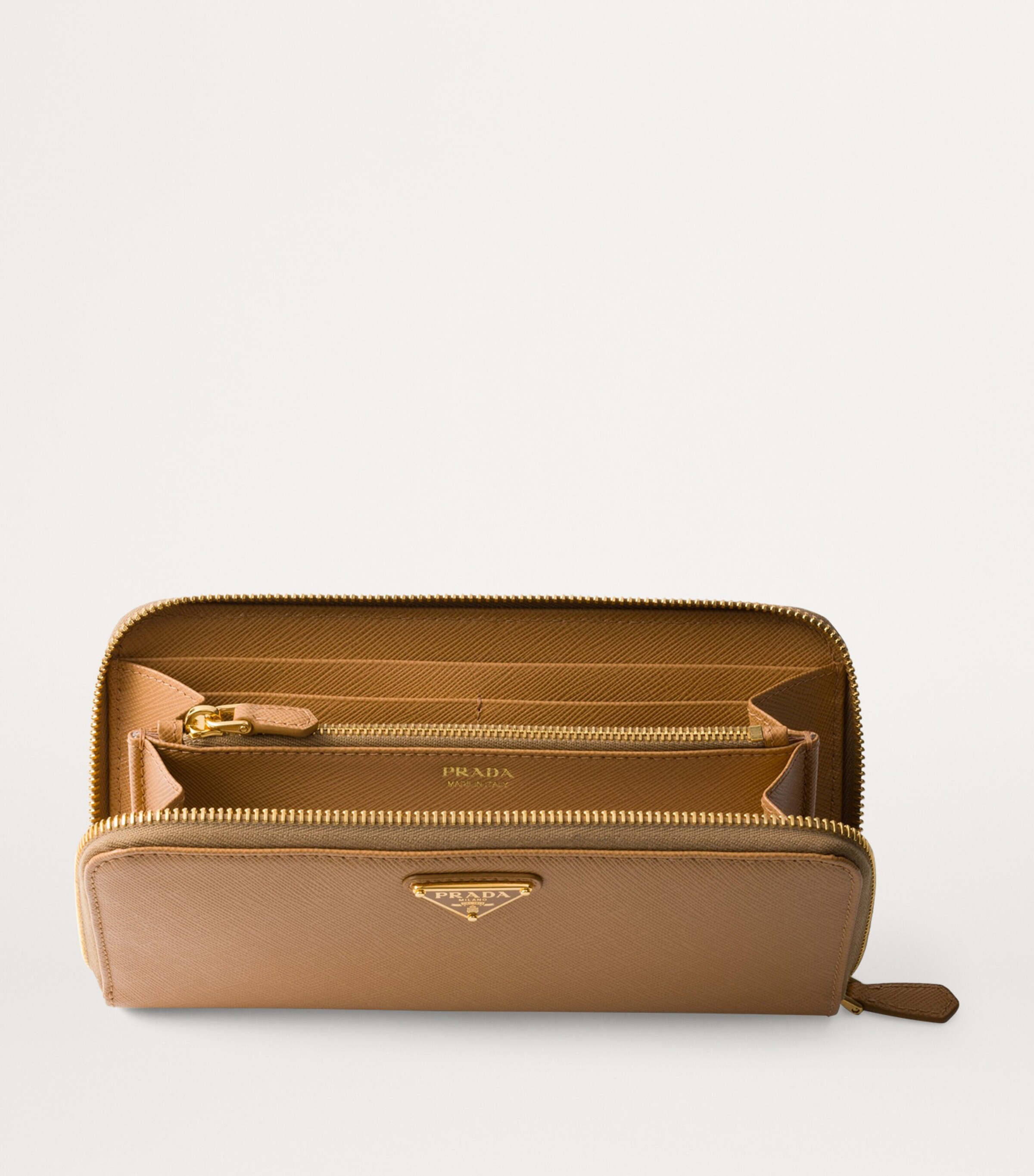 Prada Large Saffiano Leather Wallet Image 2