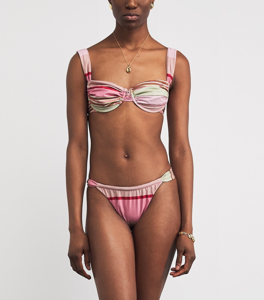 Stripe Sol Bikini Top BRRGN STRPE DSTY MVE Image 2