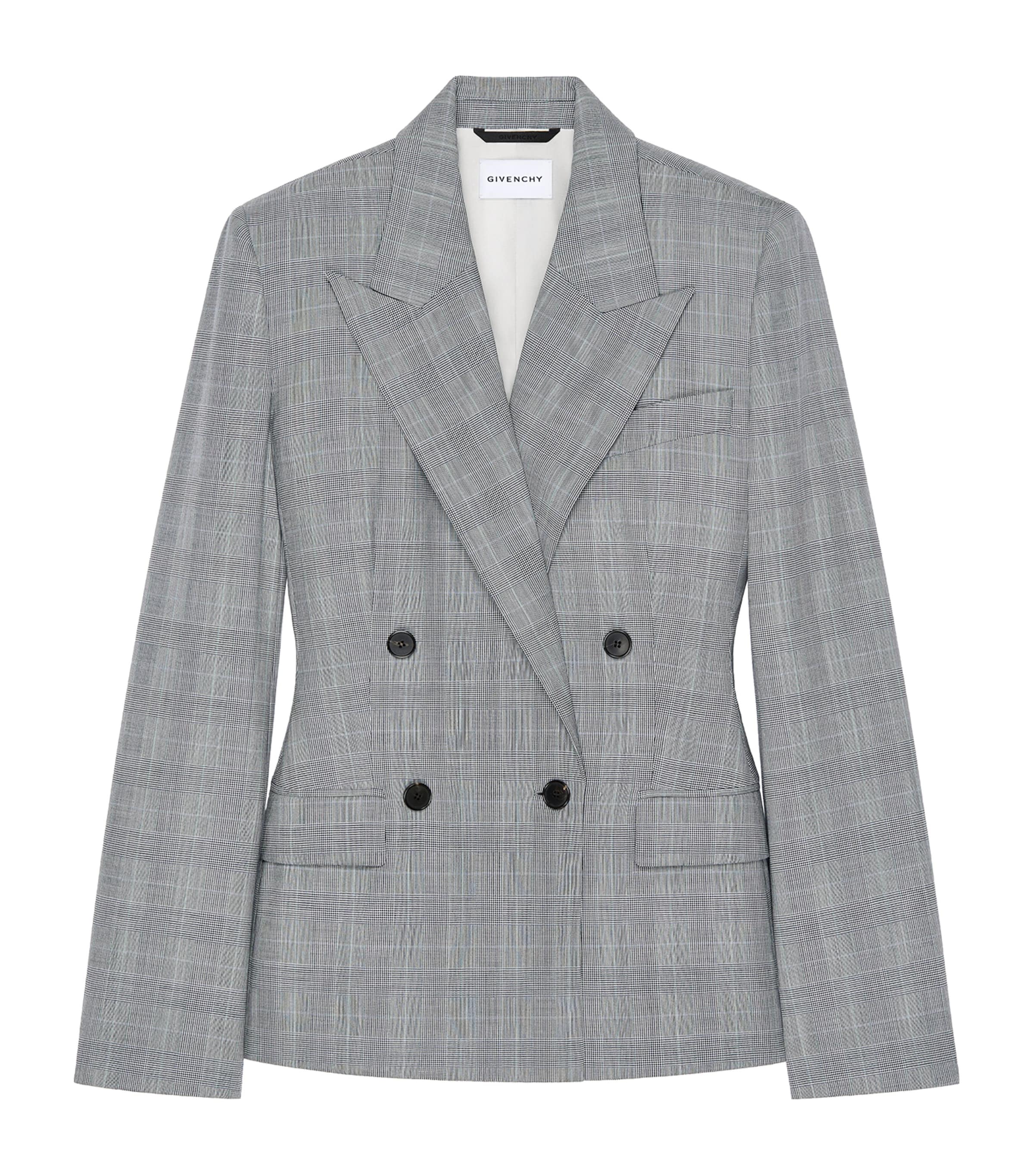 Givenchy Womens Wool Double-Breasted Blazer Image 1
