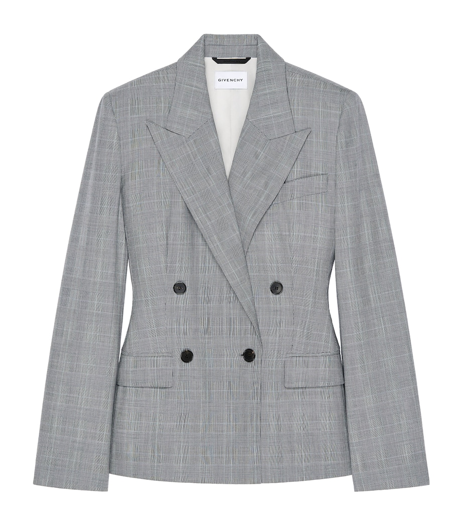 Givenchy Womens Wool Double-Breasted Blazer Image 1