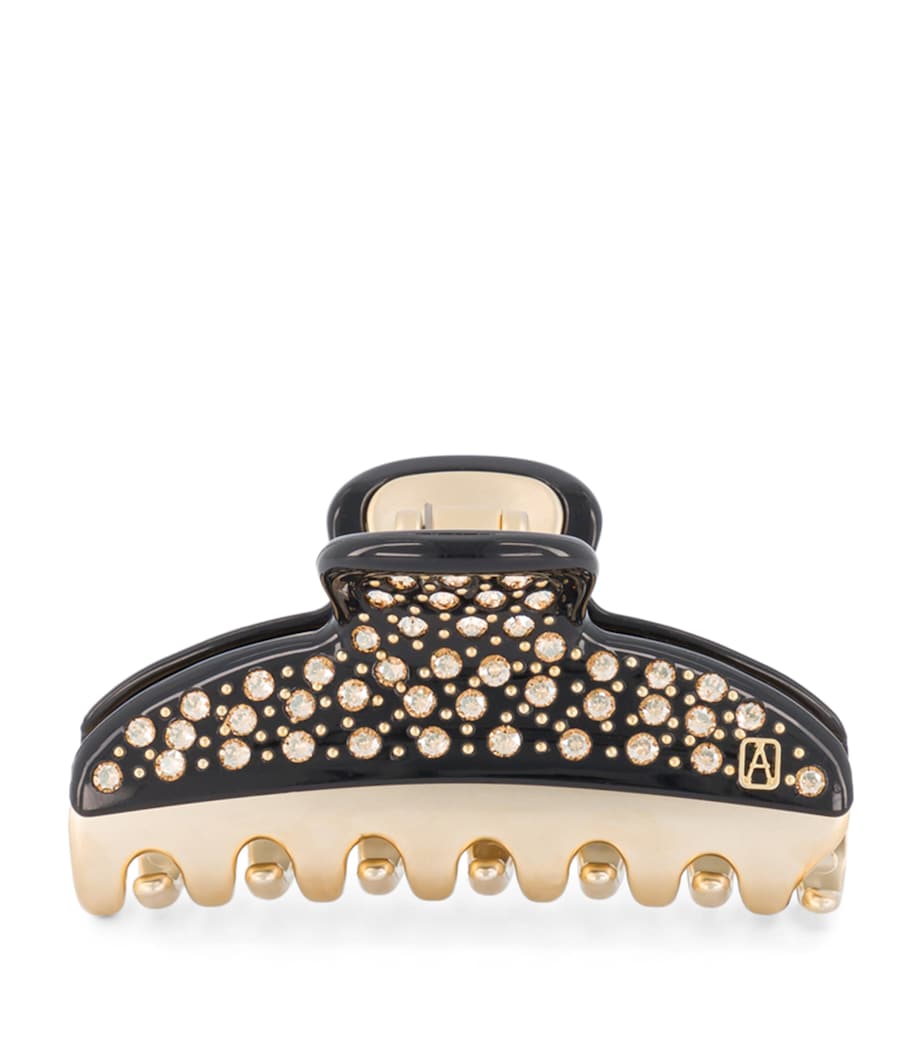 Gold-Plated Claw Hair Clip N3- NOIR B/OR Image 1