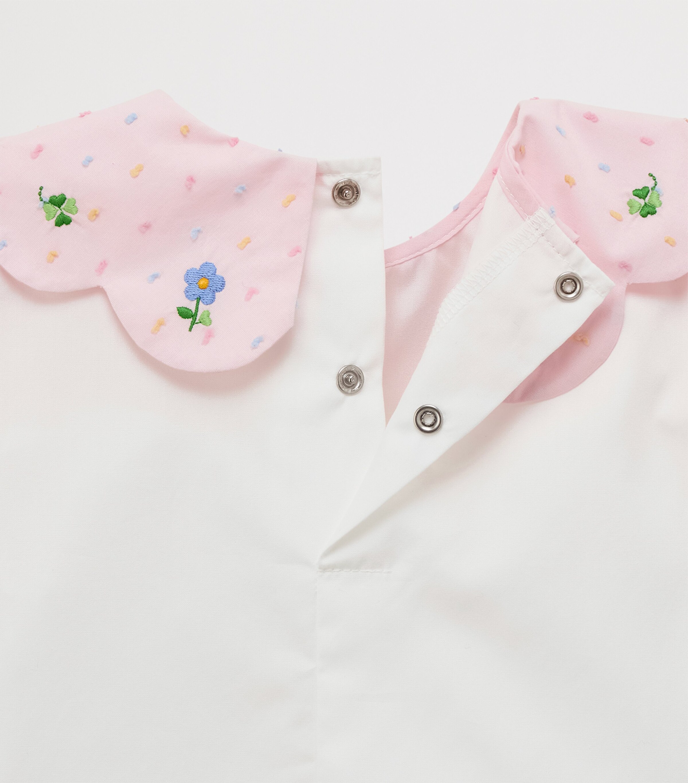 Miki House Cotton Embroidered-Collar T-Shirt (2-7 Years) Image 2