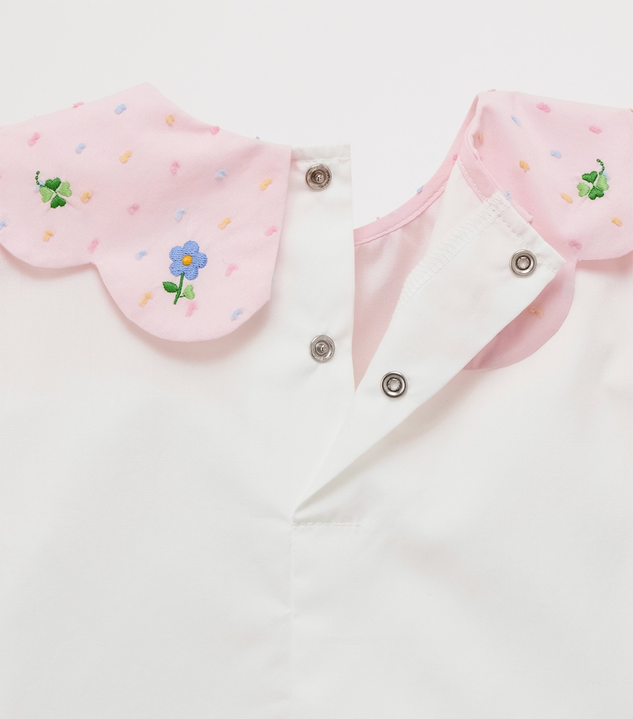 Miki House Cotton Embroidered-Collar T-Shirt (2-7 Years) Image 2