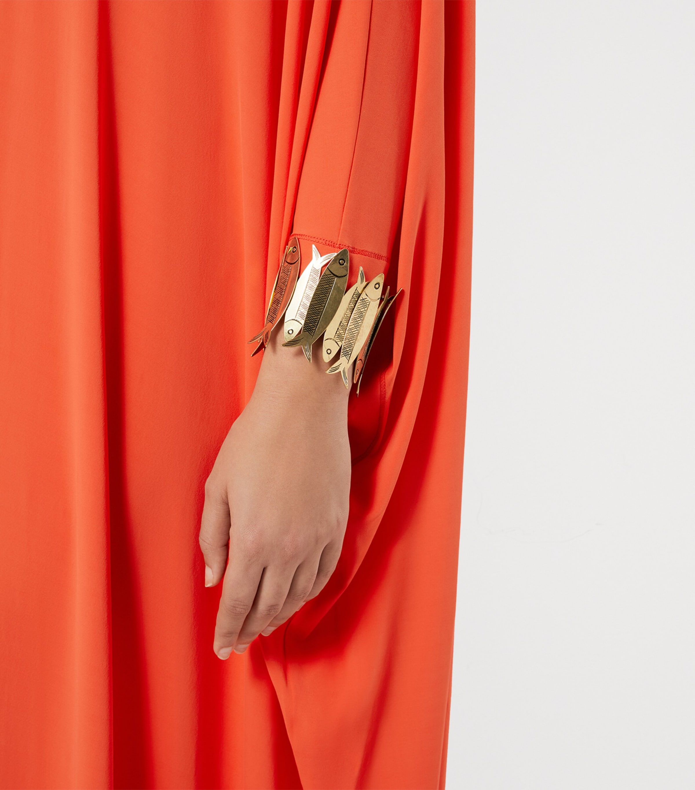 Marina Rinaldi Gold-Tone Fish Bracelet Gold Image 2
