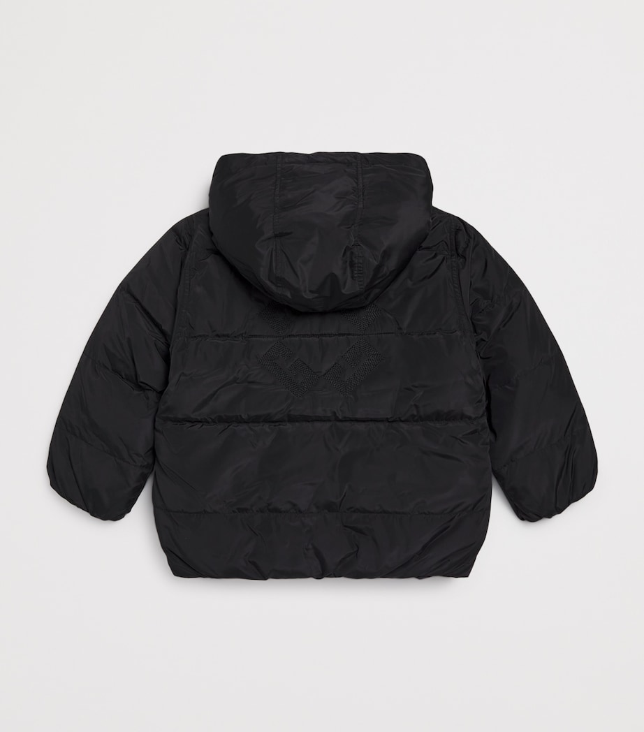 Reversible Puffer Jacket (4-12 Years) BLACK Image 2