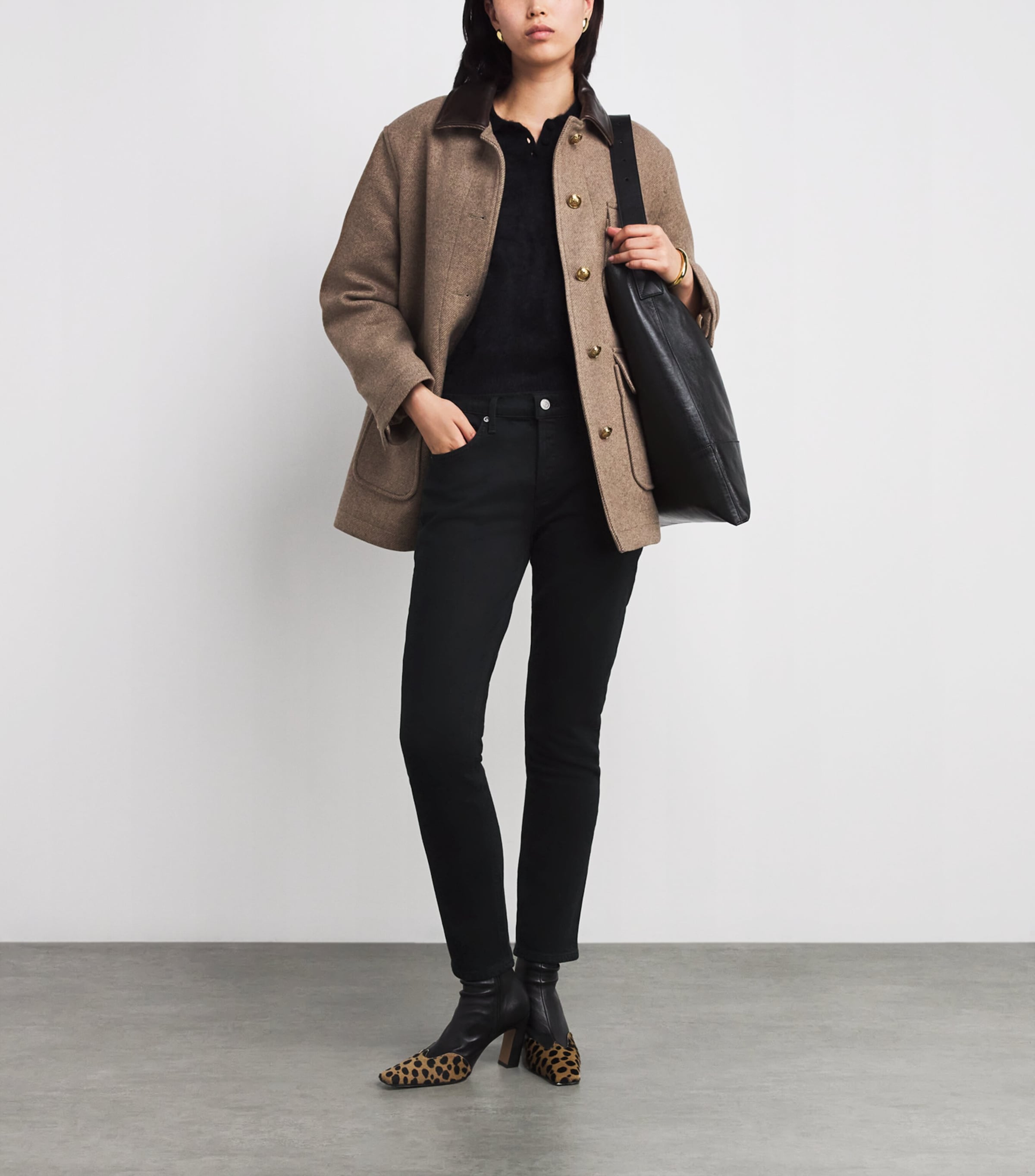 Cocktail Ankle Low-Rise Slim-Fit Jeans IMMERSION SAT BLK Image 2