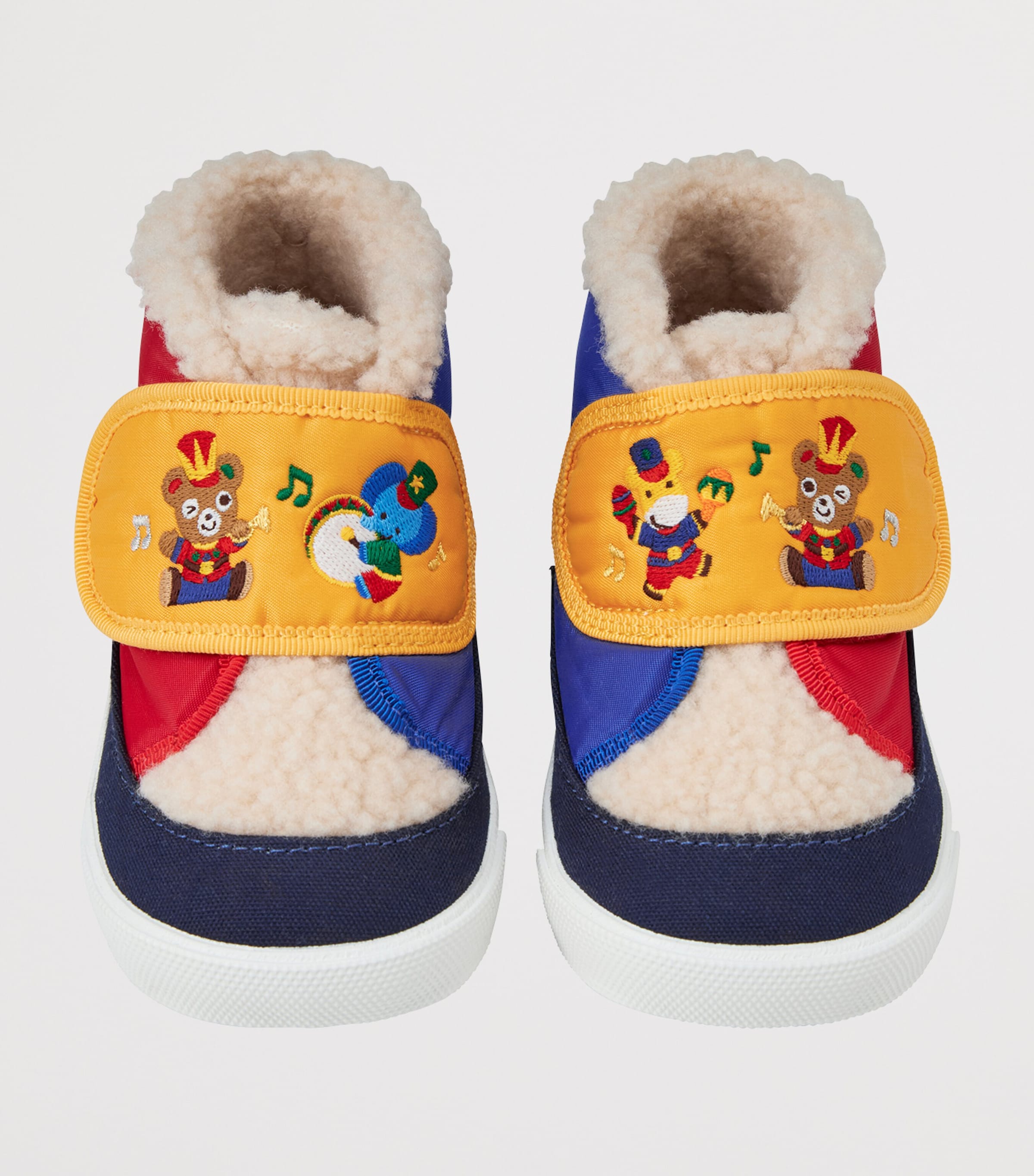 Miki House Embroidered Velcro Sneakers Image 4