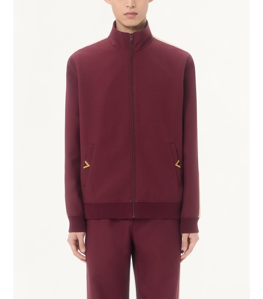 Valentino Mens Jersey VGold Track Jacket Awb Image 3