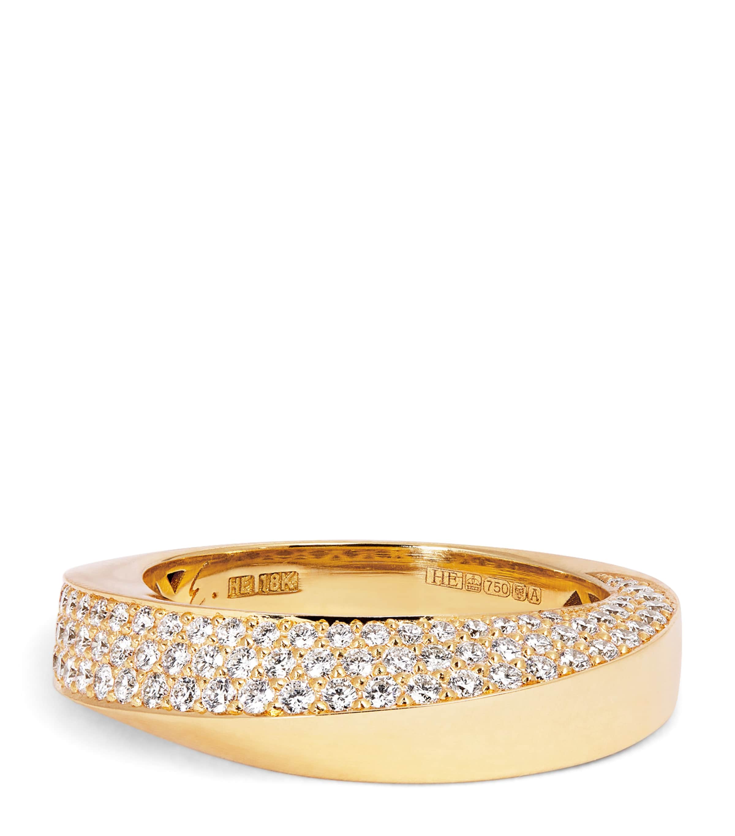 Yellow Gold and Diamond Aurea Spira Ring YELLOW GOLD Image 1
