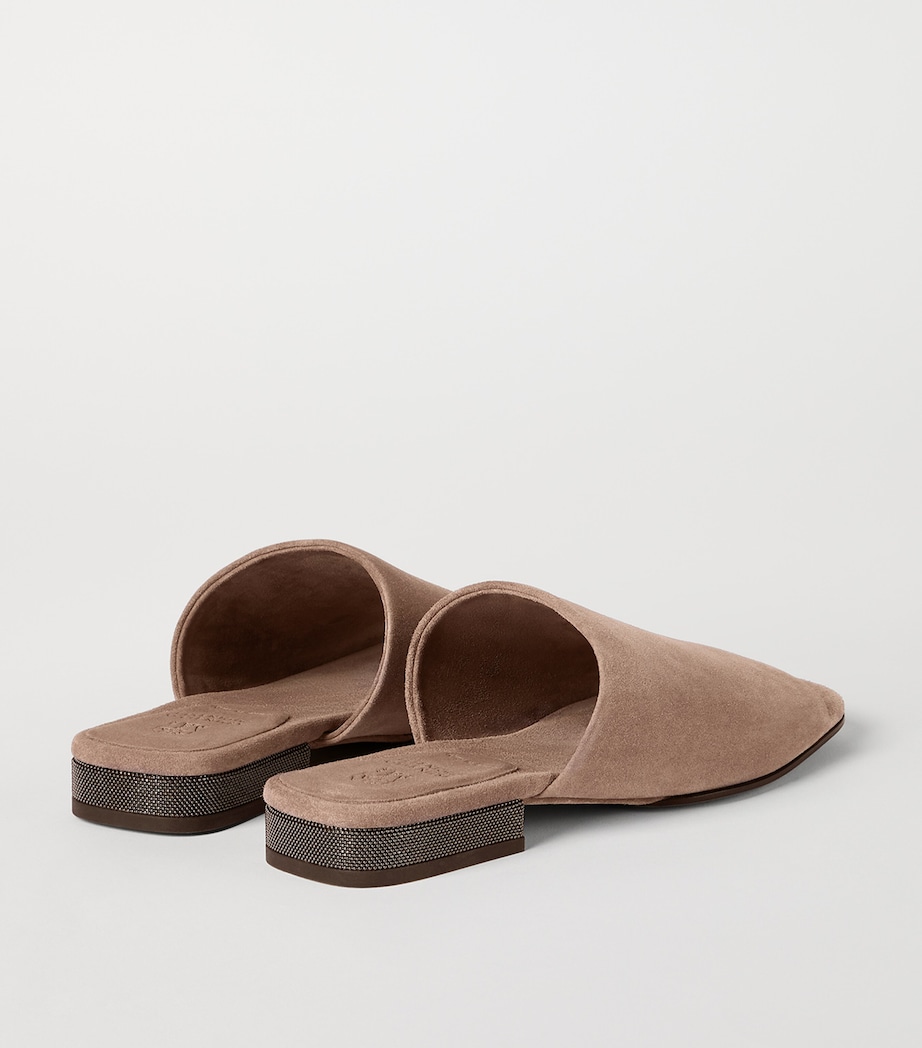 Suede Open-Toe Mules C8849 Image 5