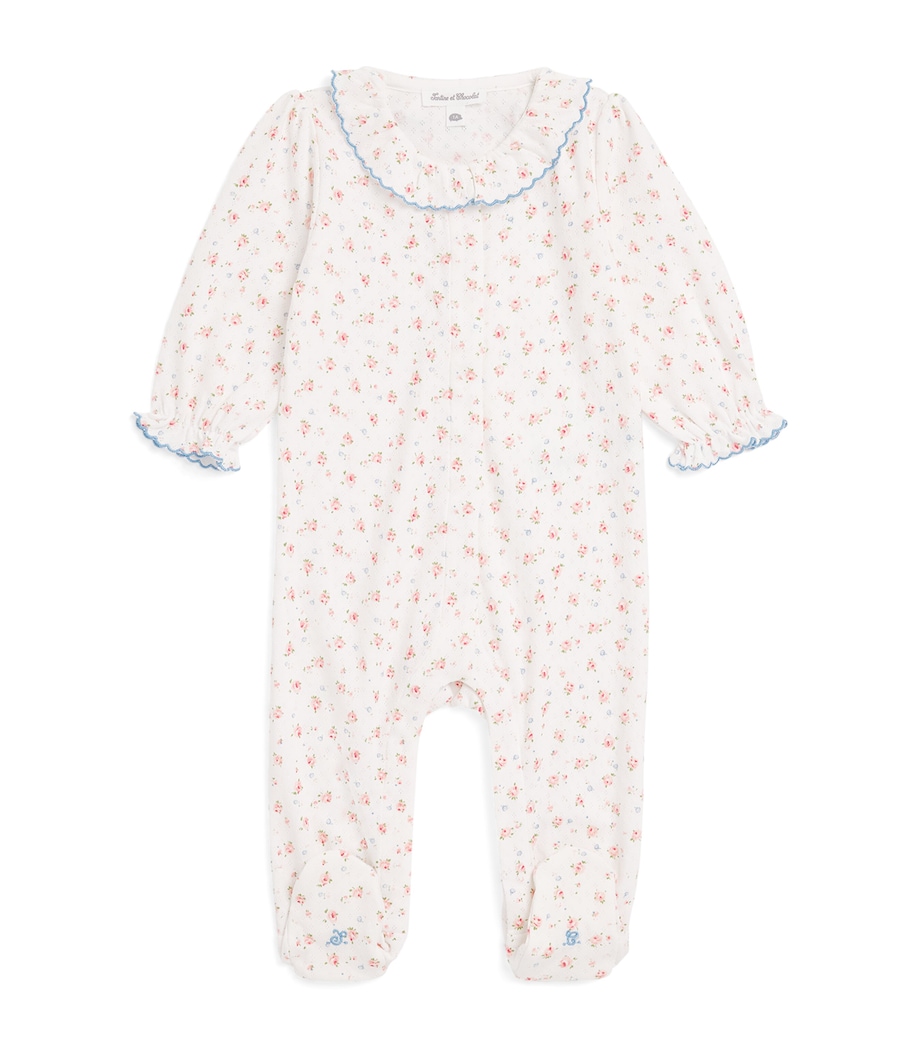 Cotton Floral All-In-One (0-24 Months) 13NACRE Image 1