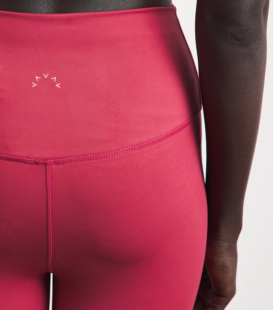 Varley Womens FreeSoft High-Rise Sports Leggings Rich Raspberry Image 3