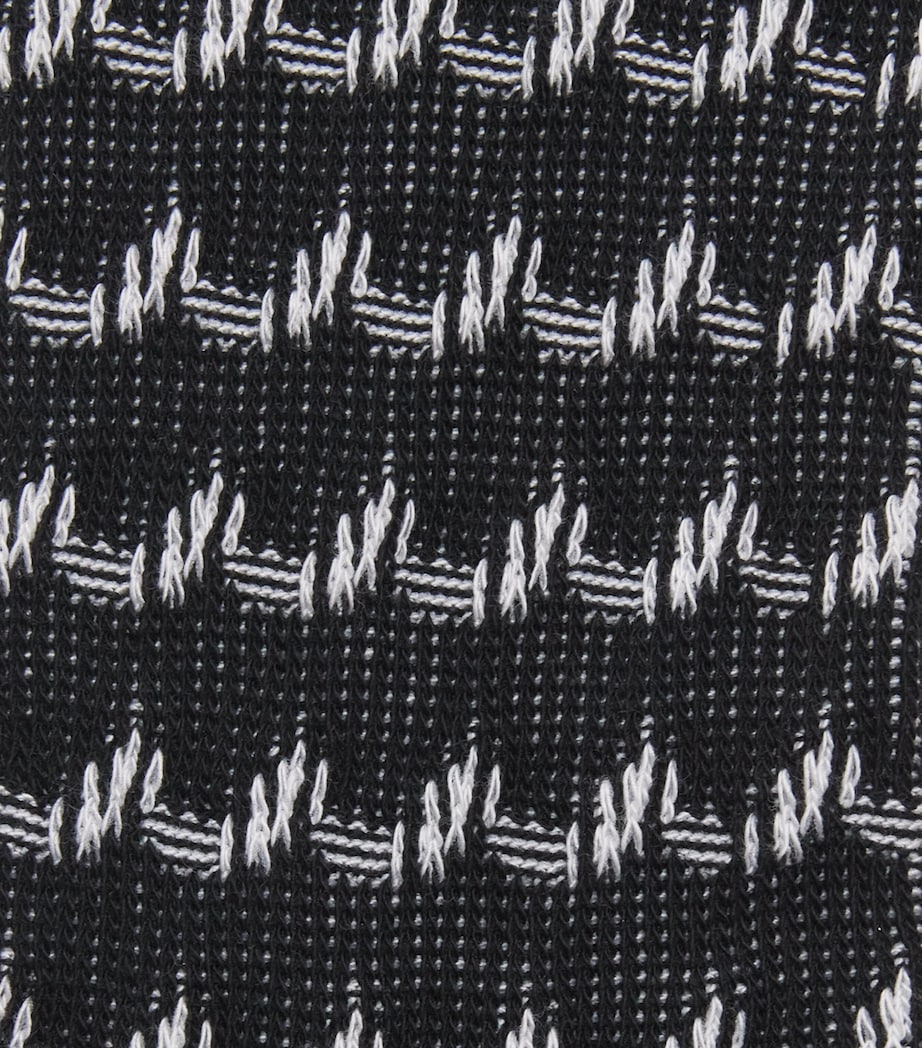 Falke Mens Cotton-Blend Sea Rock Socks Black Image 2