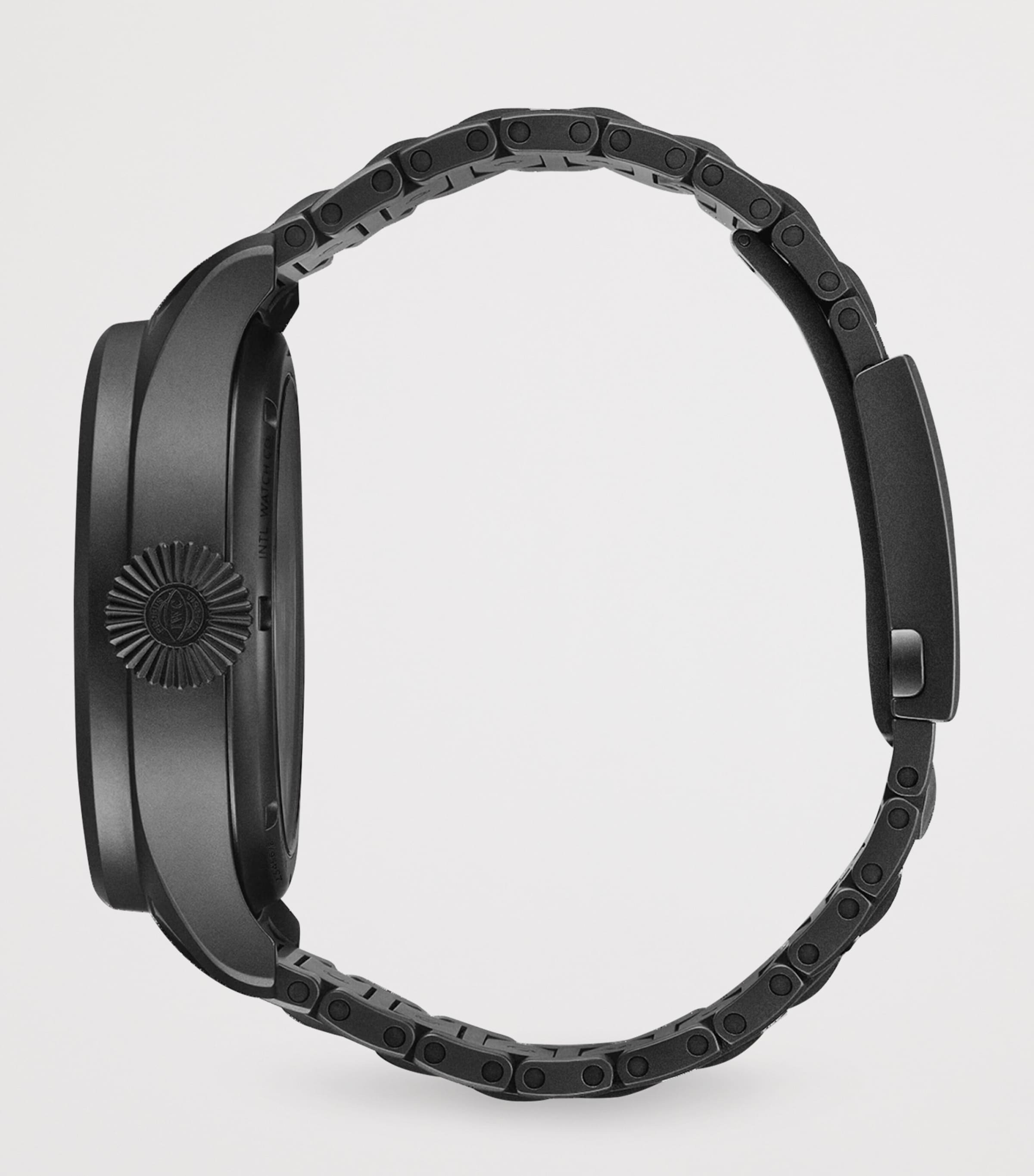 Ceratanium Big Pilot’s Perpetual Calendar Top Gun Watch 46mm BLACK Image 5