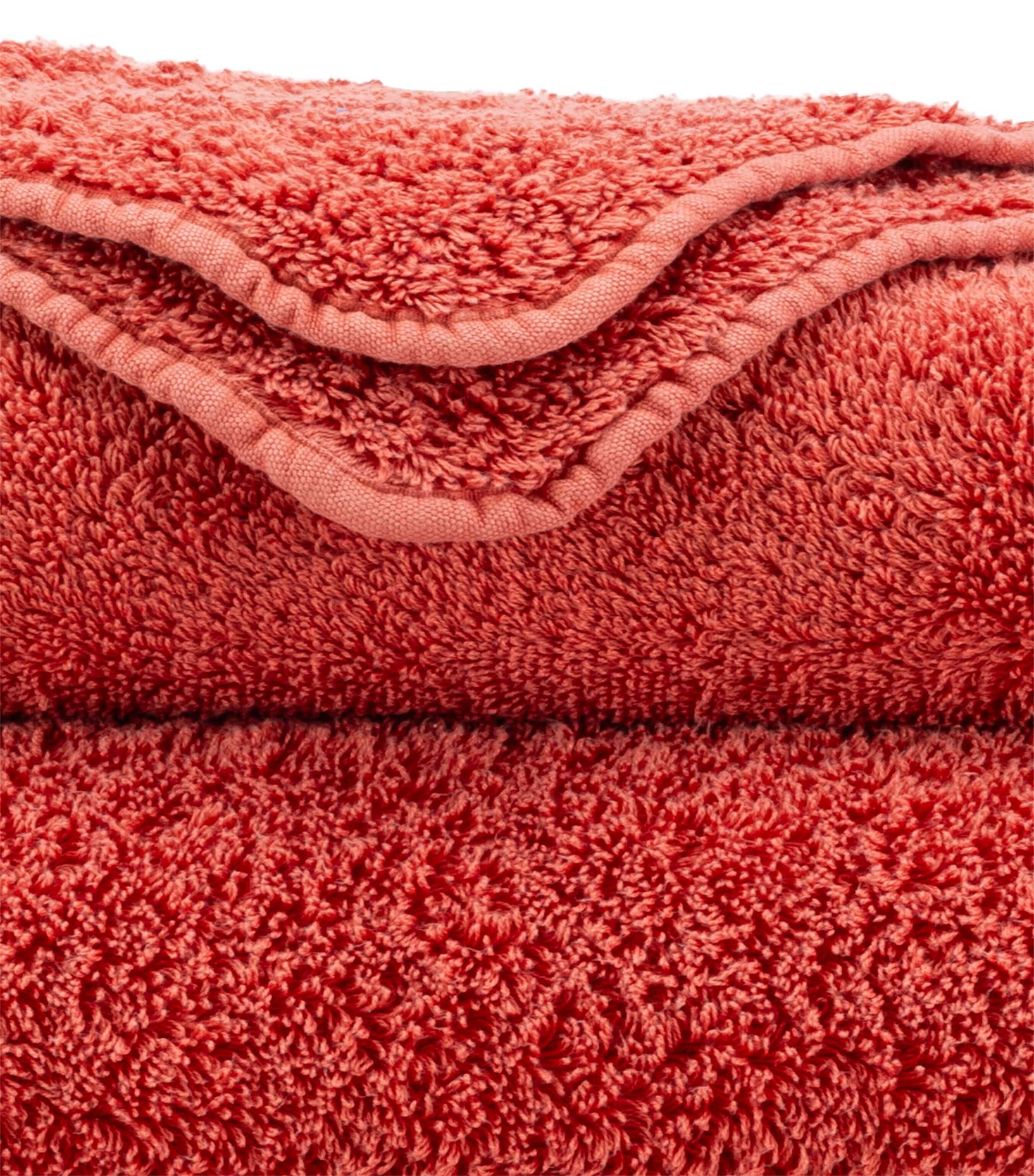 Abyss & Habidecor Egyptian Cotton SuperPile Face Cloth (30cm x 30cm) Chili Image 3